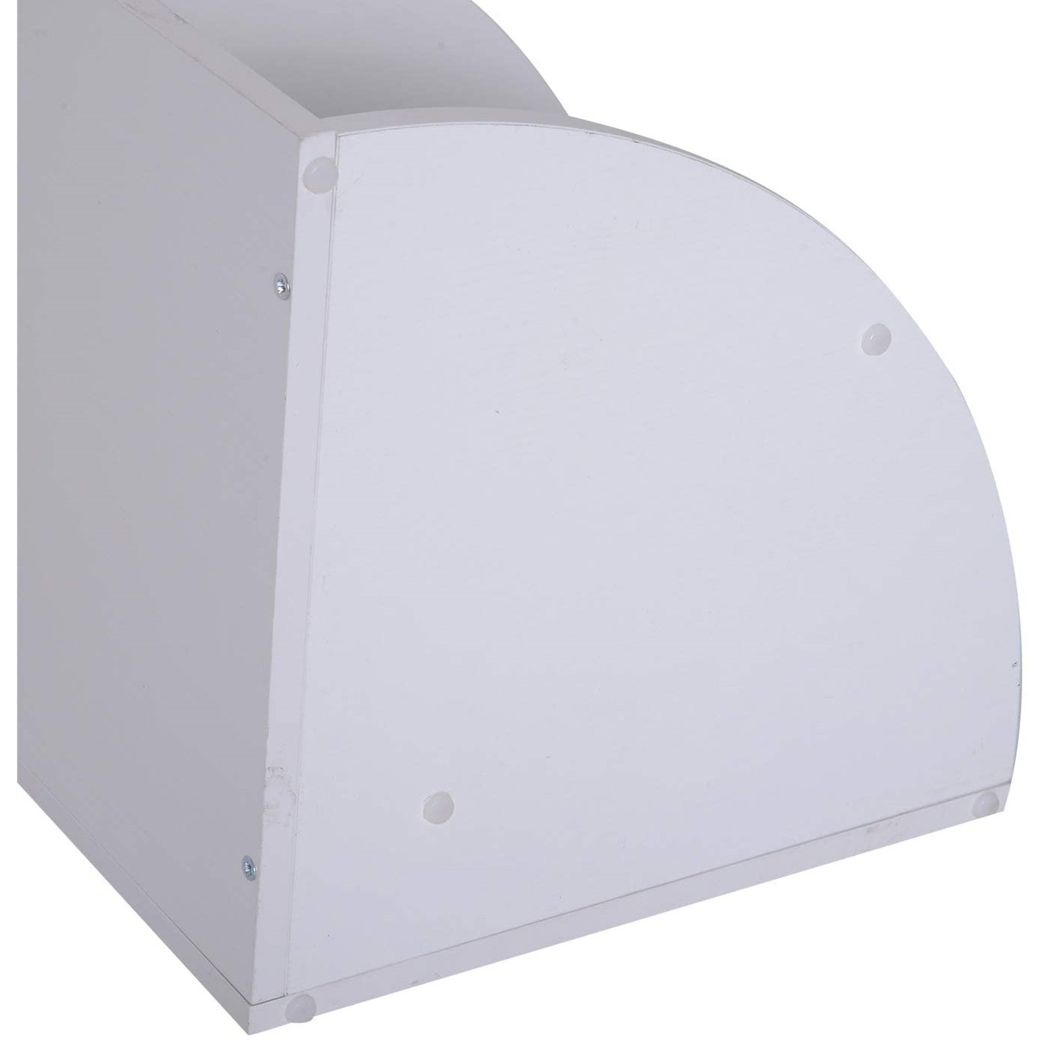 HOMCOM Corner Shelf 4 Tier Bookshelf 3 HOMCOM Corner Shelf 4 Tier Bookshelf