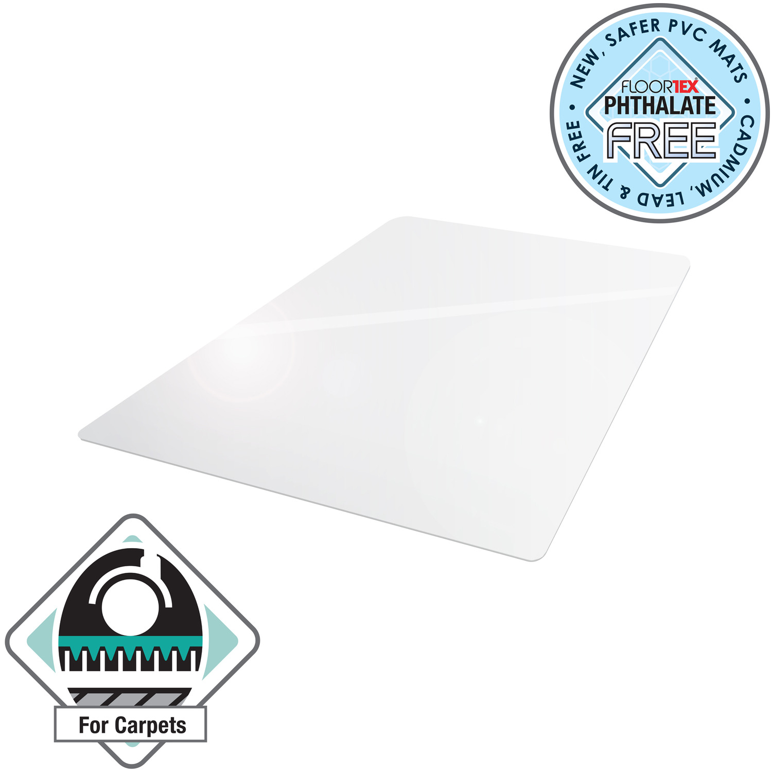 Advantagemat PVC Rectangular Chair Mat