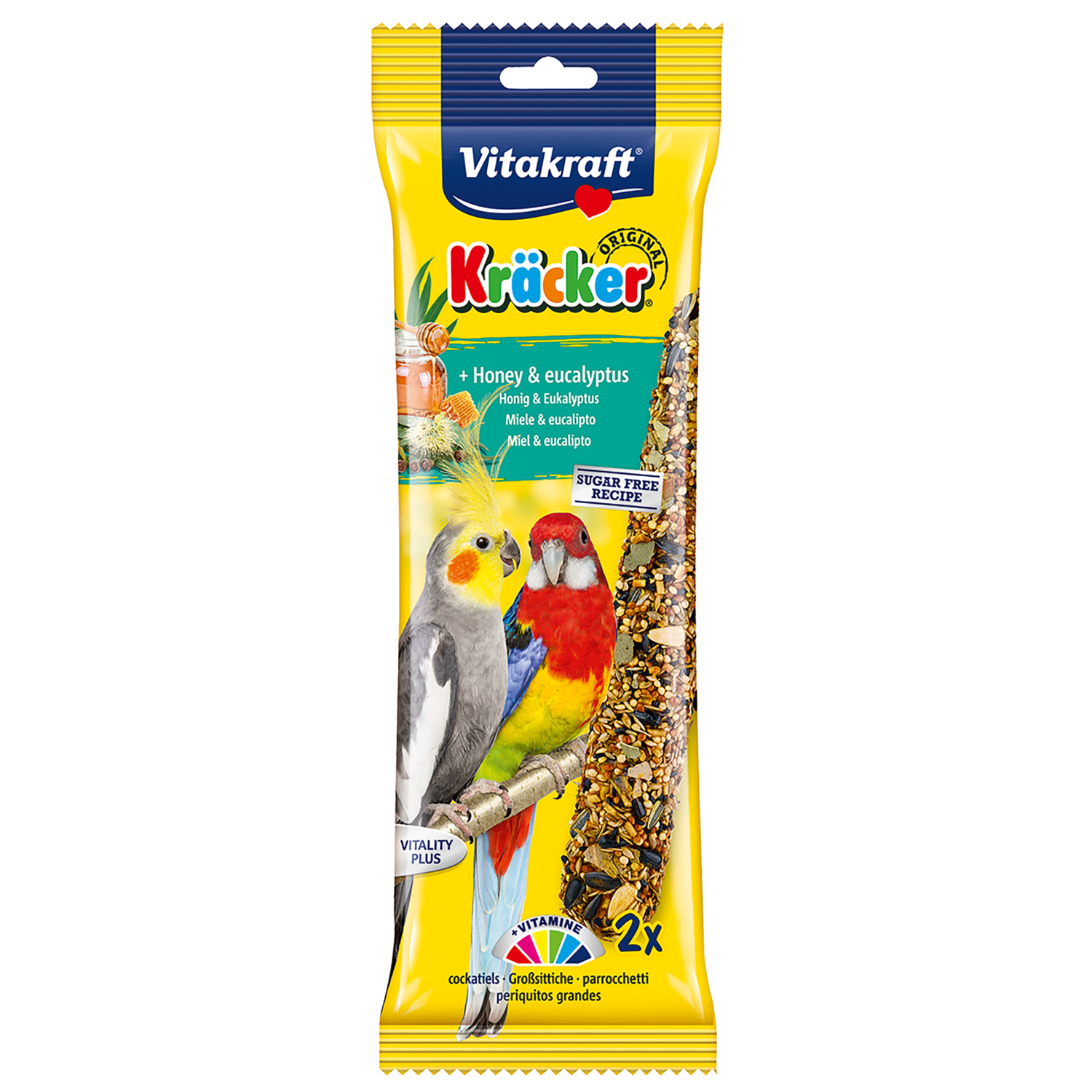 Pack of 2 Vitakraft Cockatiel Kracker Sticks