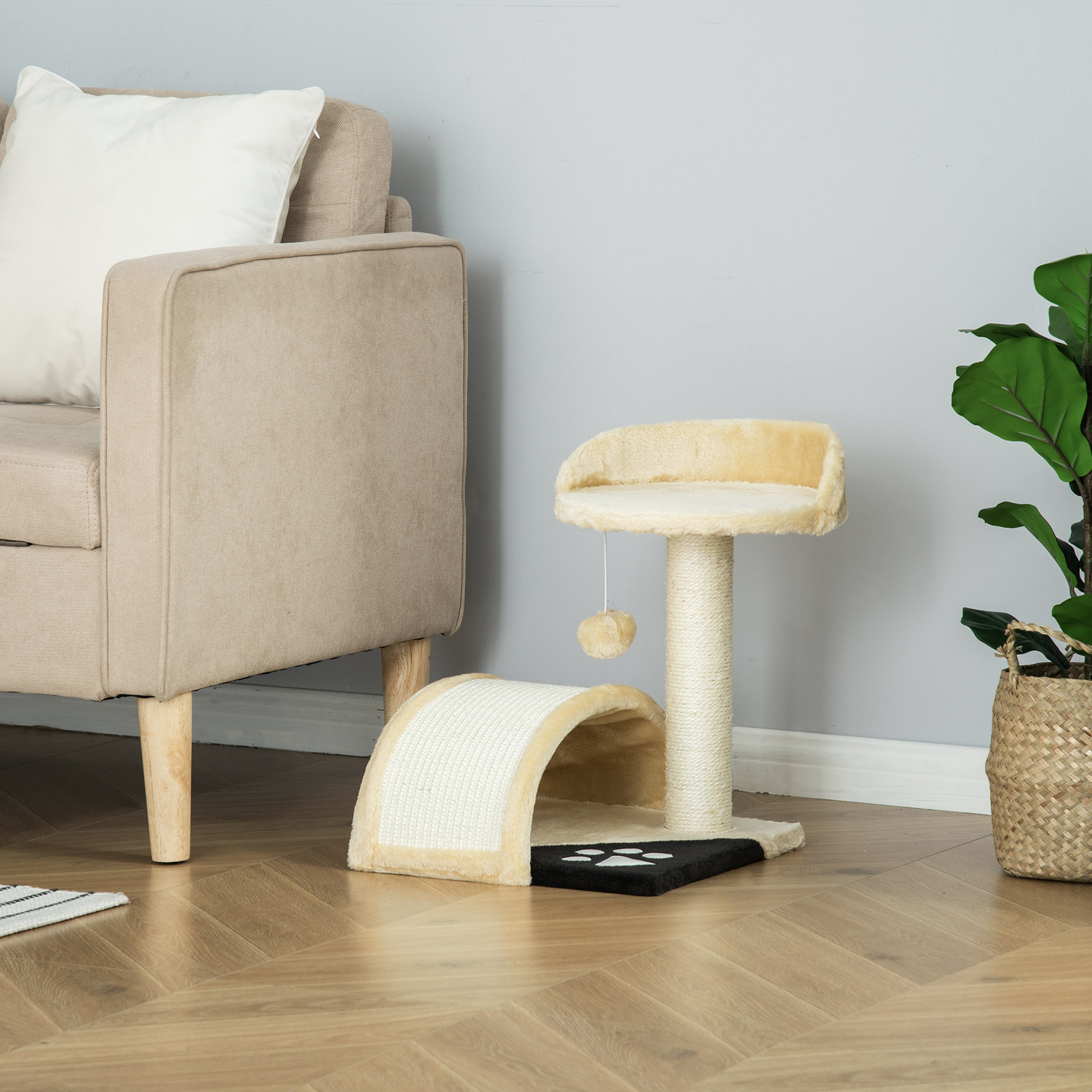 Pawhut Cat Tree Scratching Post