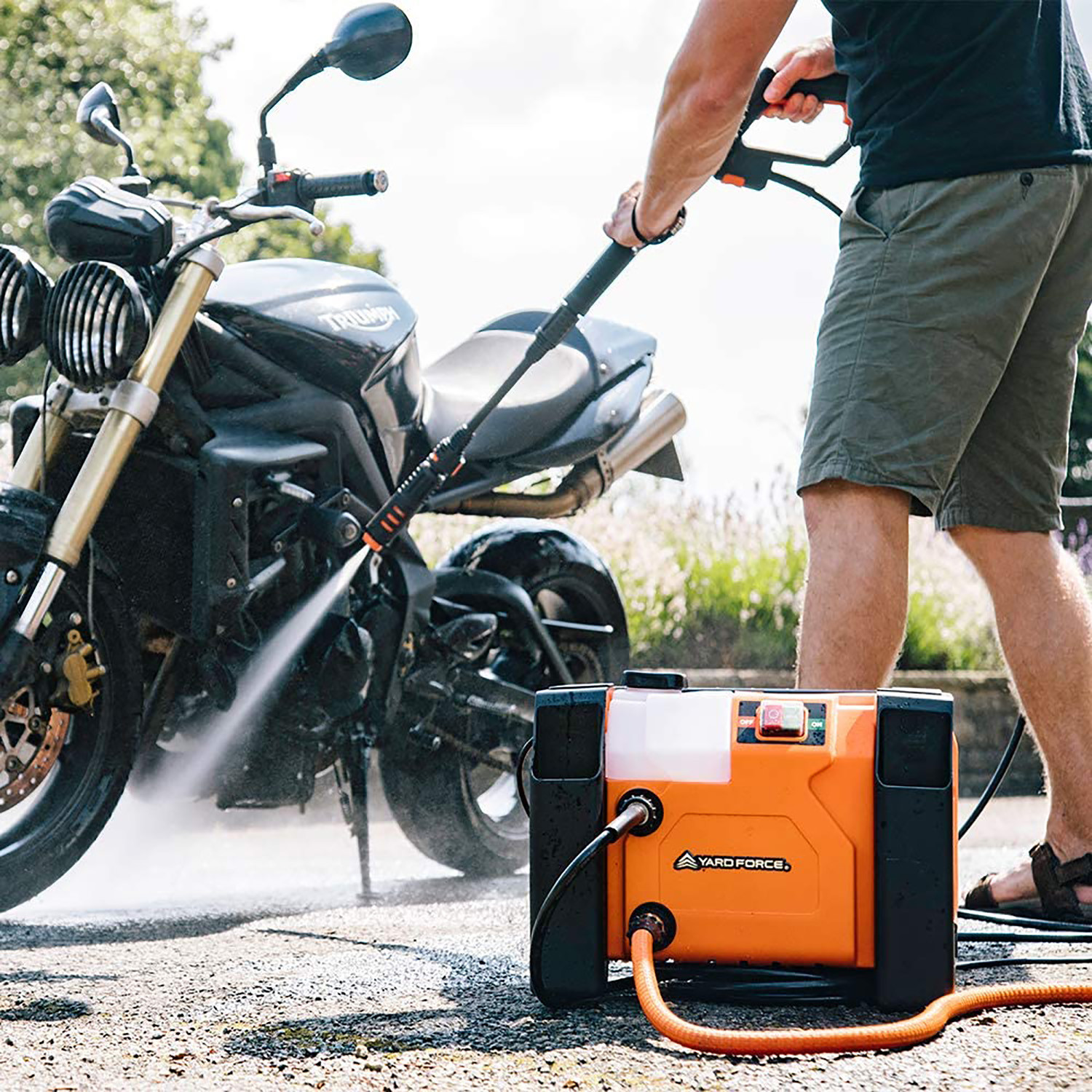 Yard Force 1800W Compact High Pressure Washer - Orange 5 Yard Force 1800W Compact High Pressure Washer - Orange