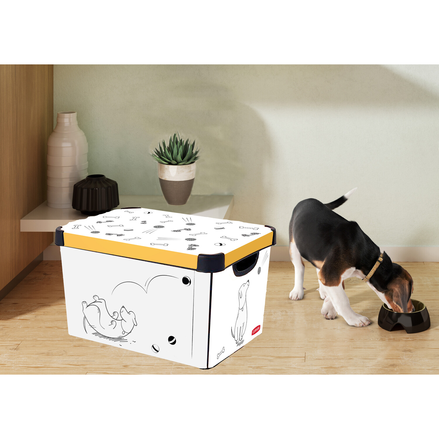 Curver Stockholm Pet Deco Storage 22 Litres