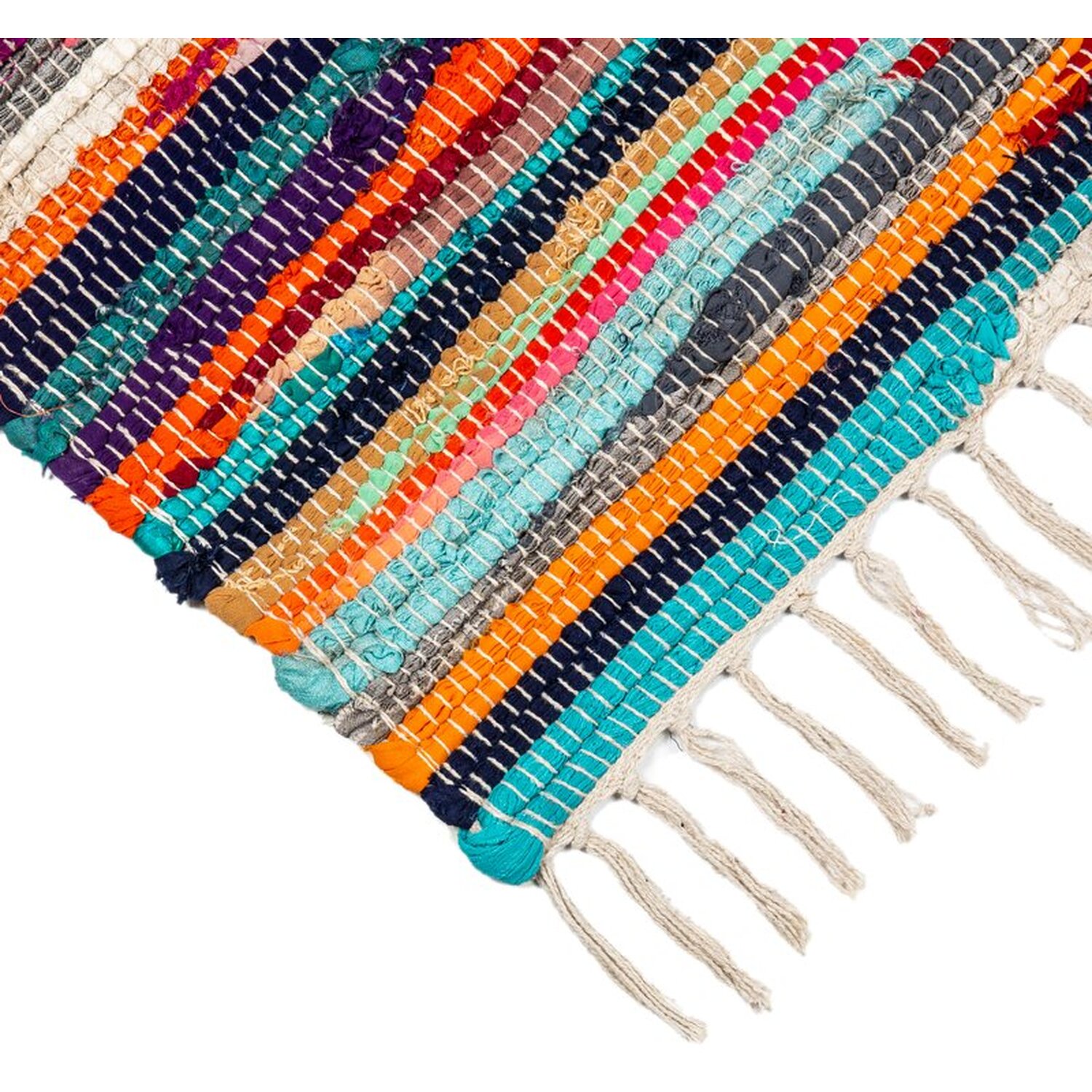 Rag Rug 60x150cm ( Multicoloured ) - Multi