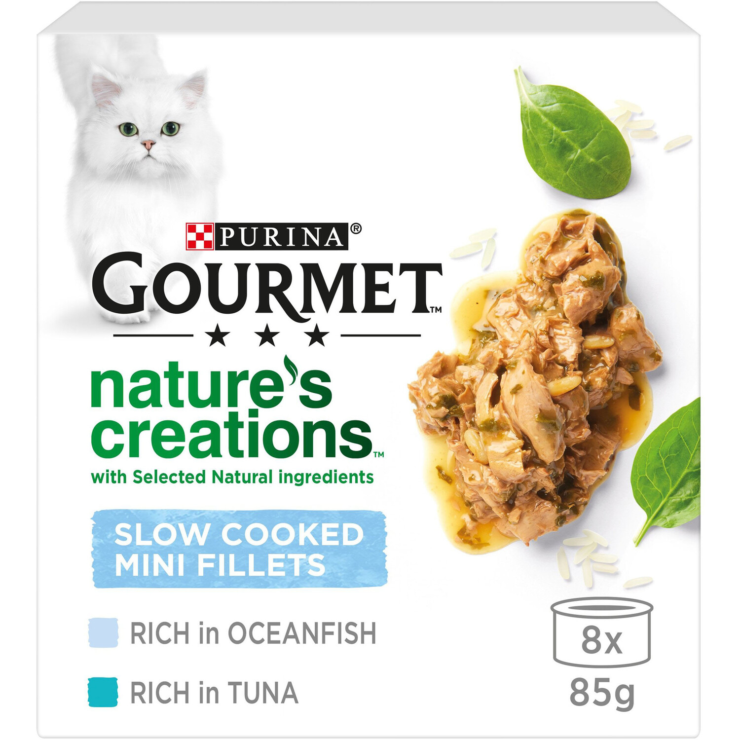 Pack of 8 Purina Gourmet Nature's Creations