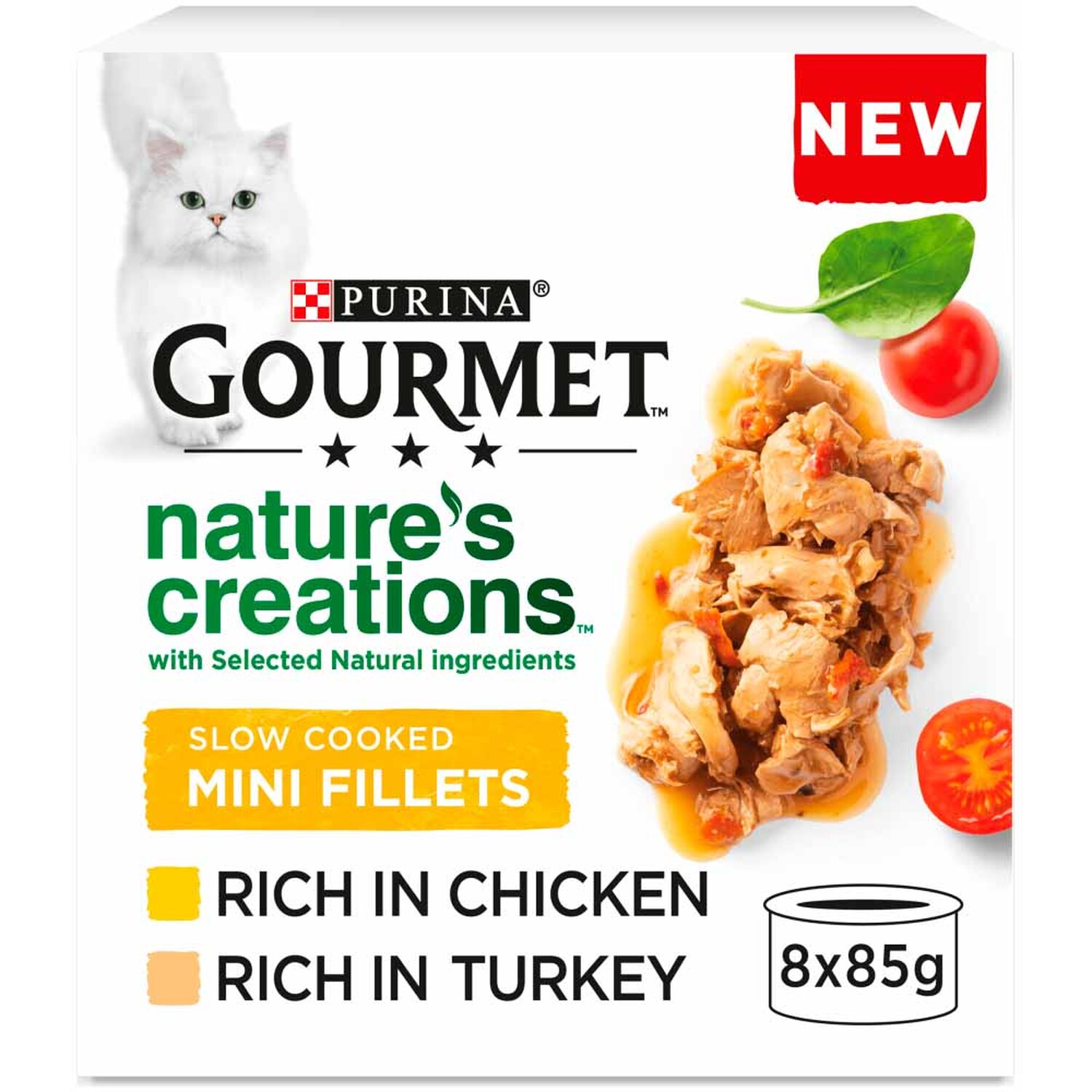 Pack of 8 Purina Gourmet Nature's Creations 5 Pack of 8 Purina Gourmet Nature's Creations