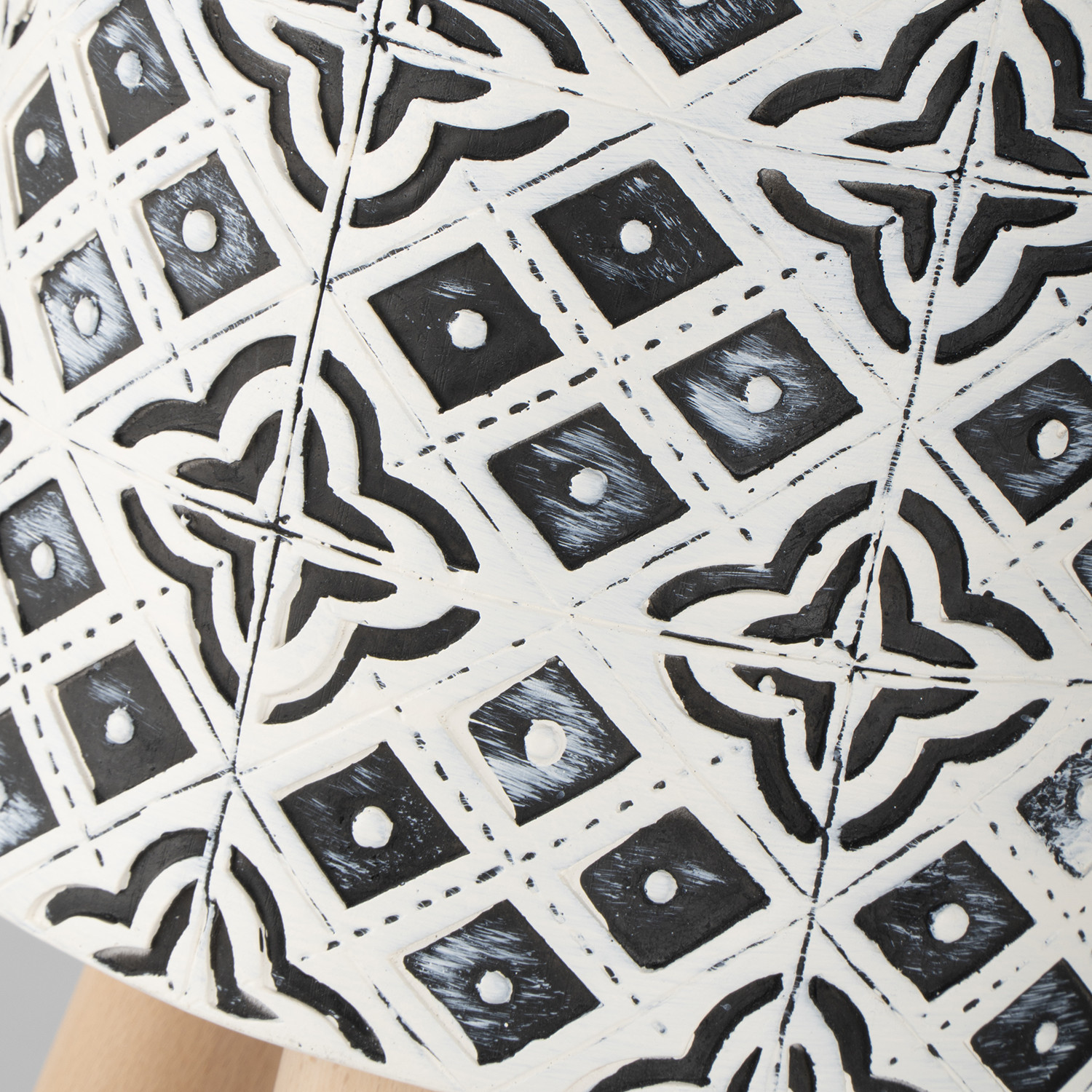 Aztec Tile Print Planter