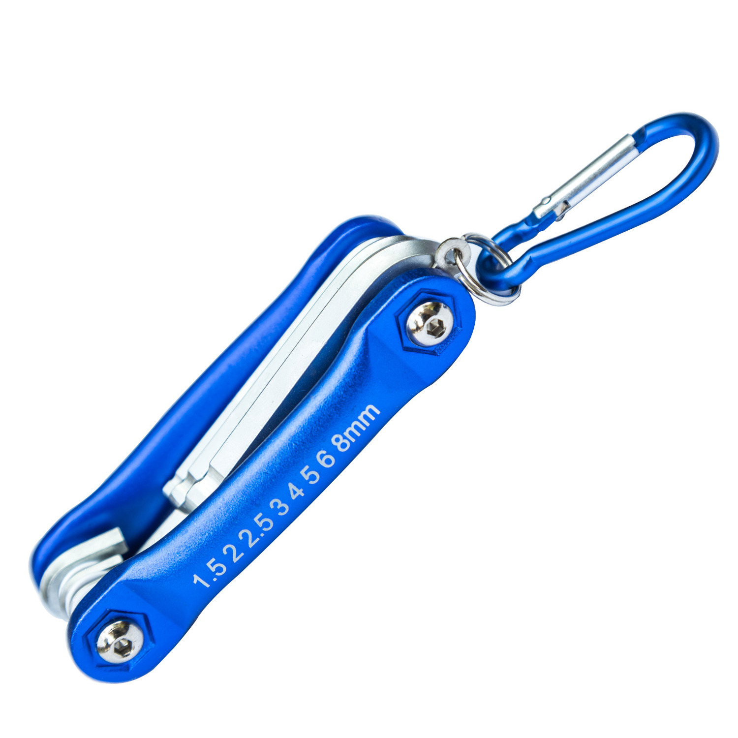 Autojack Folding Ball End Allen Hex Keys 3pc Multi Coloured Tool - Multi Coloured