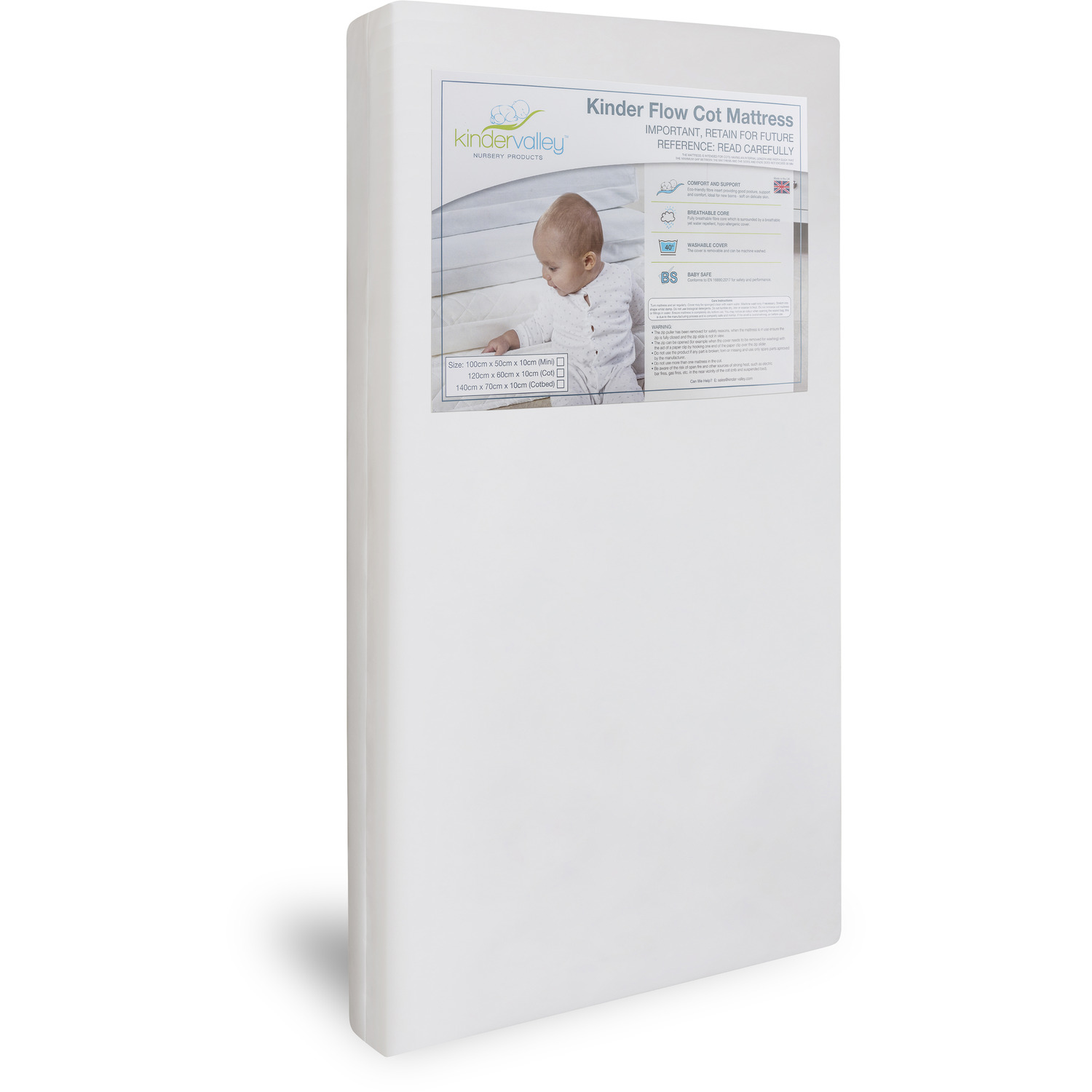 Pocket Sprung Cotbed Mattress (140cm x 70cm)