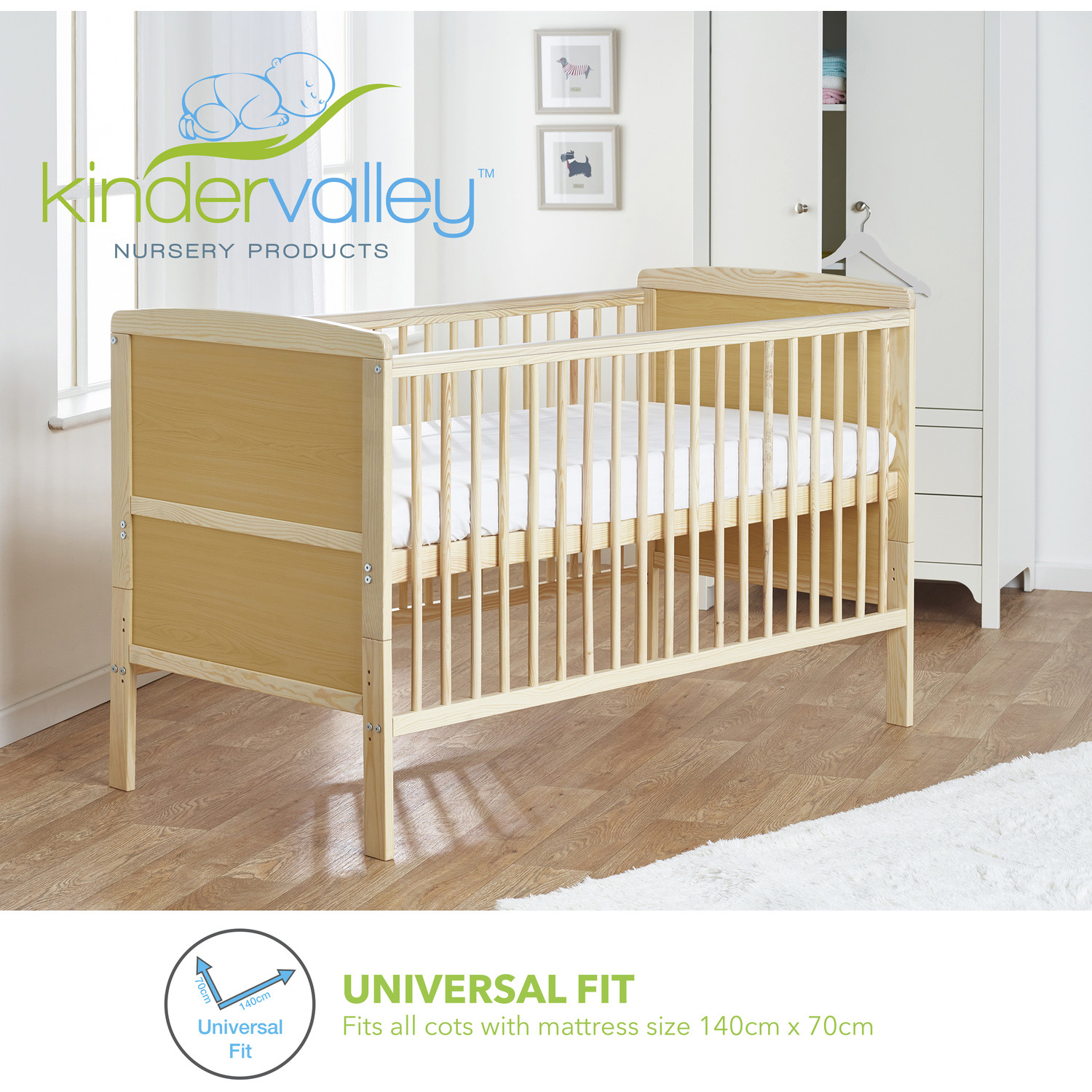 Pocket Sprung Cotbed Mattress (140cm x 70cm)