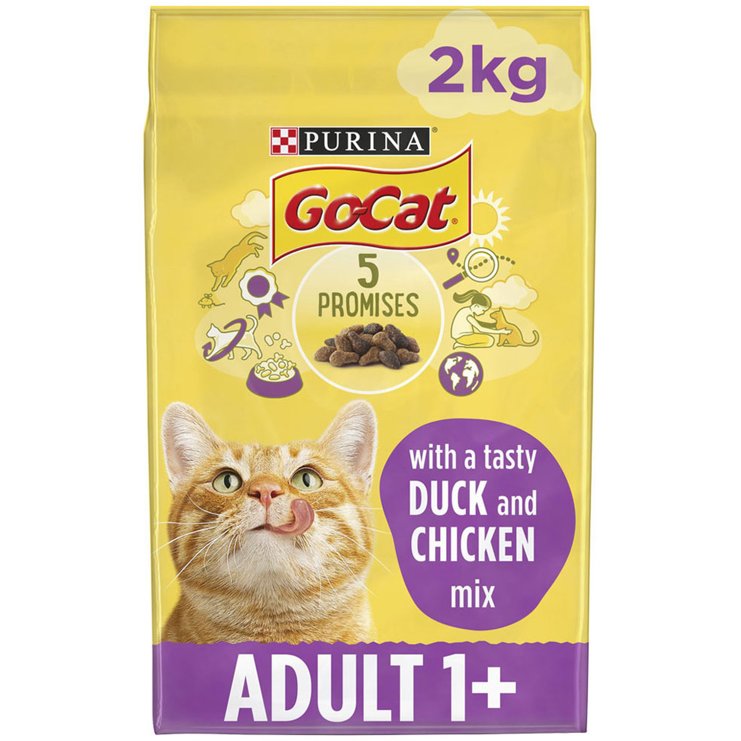 Go Cat Adult Dry Food Chicken and Duck