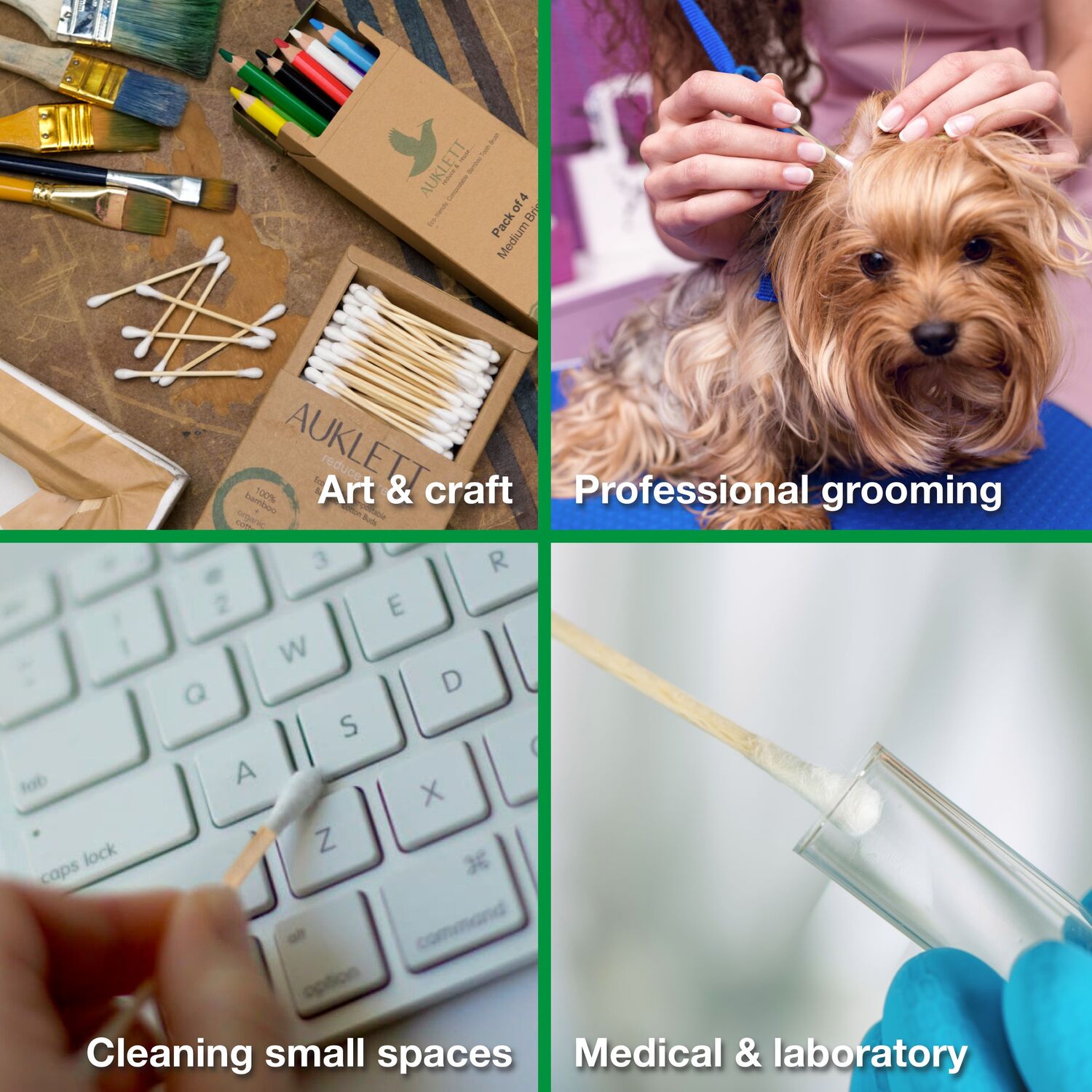 Bamboo Cotton Buds - 250 Pieces - Natural 5 Bamboo Cotton Buds - 250 Pieces - Natural