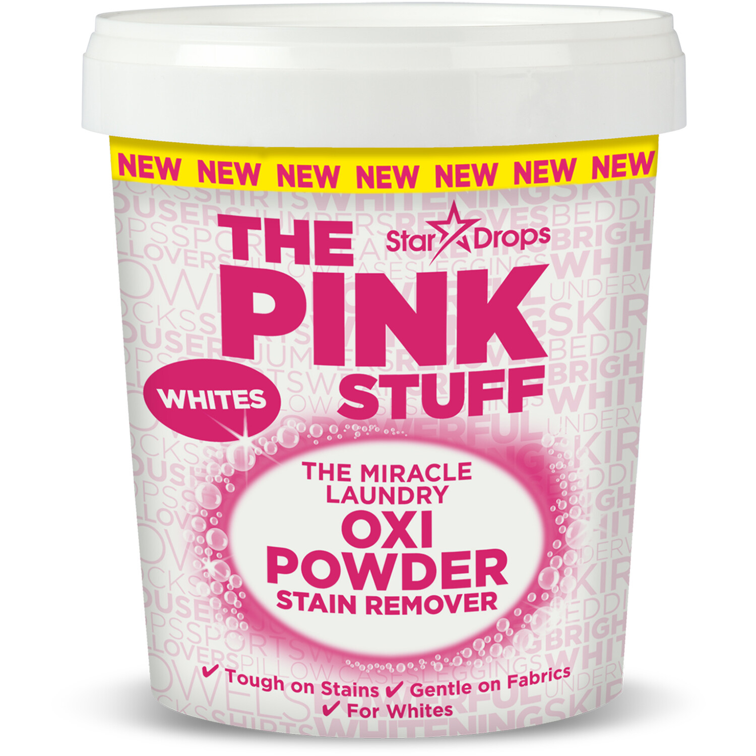 Pink Stuff Stain Remover Powder For Whites 1Kg