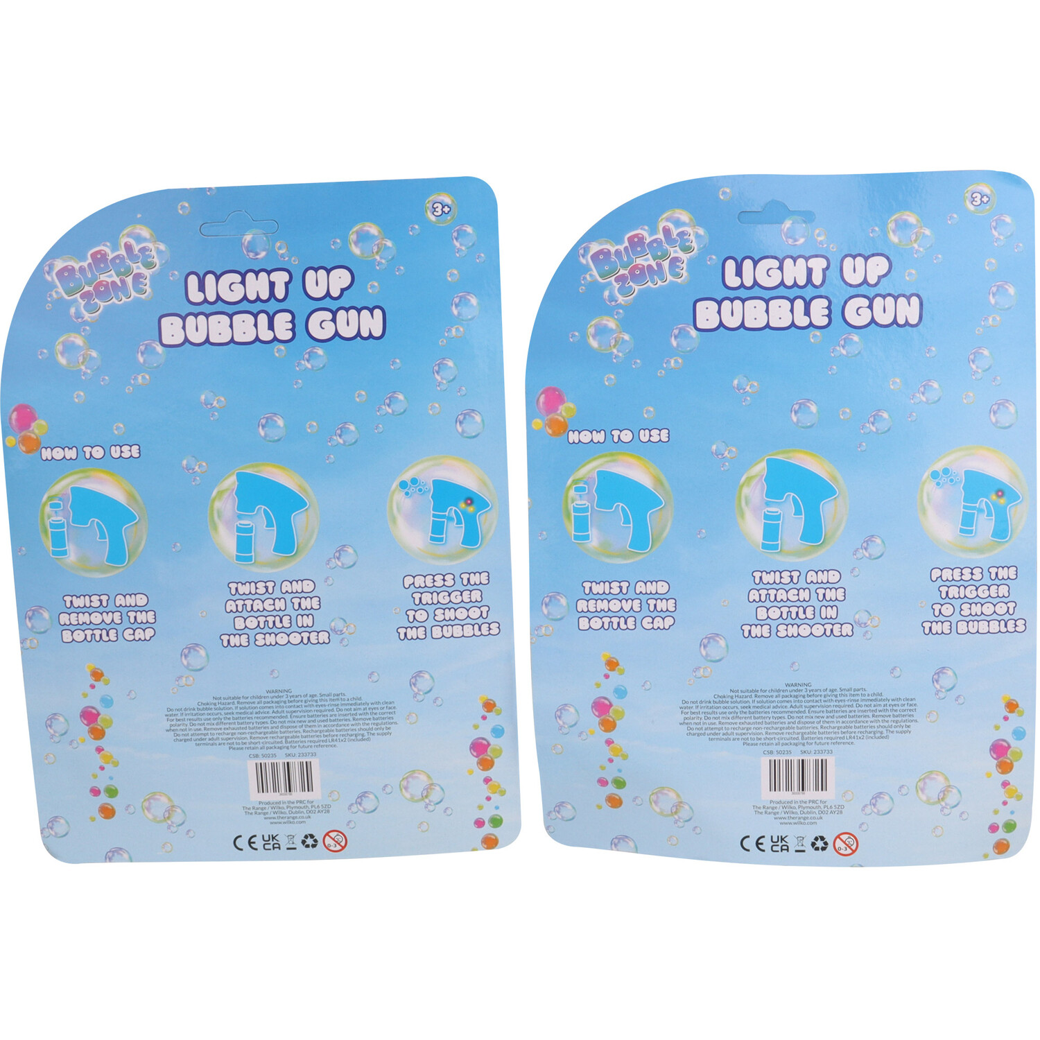 Wanna Bubbles Light Up Bubble Shooter