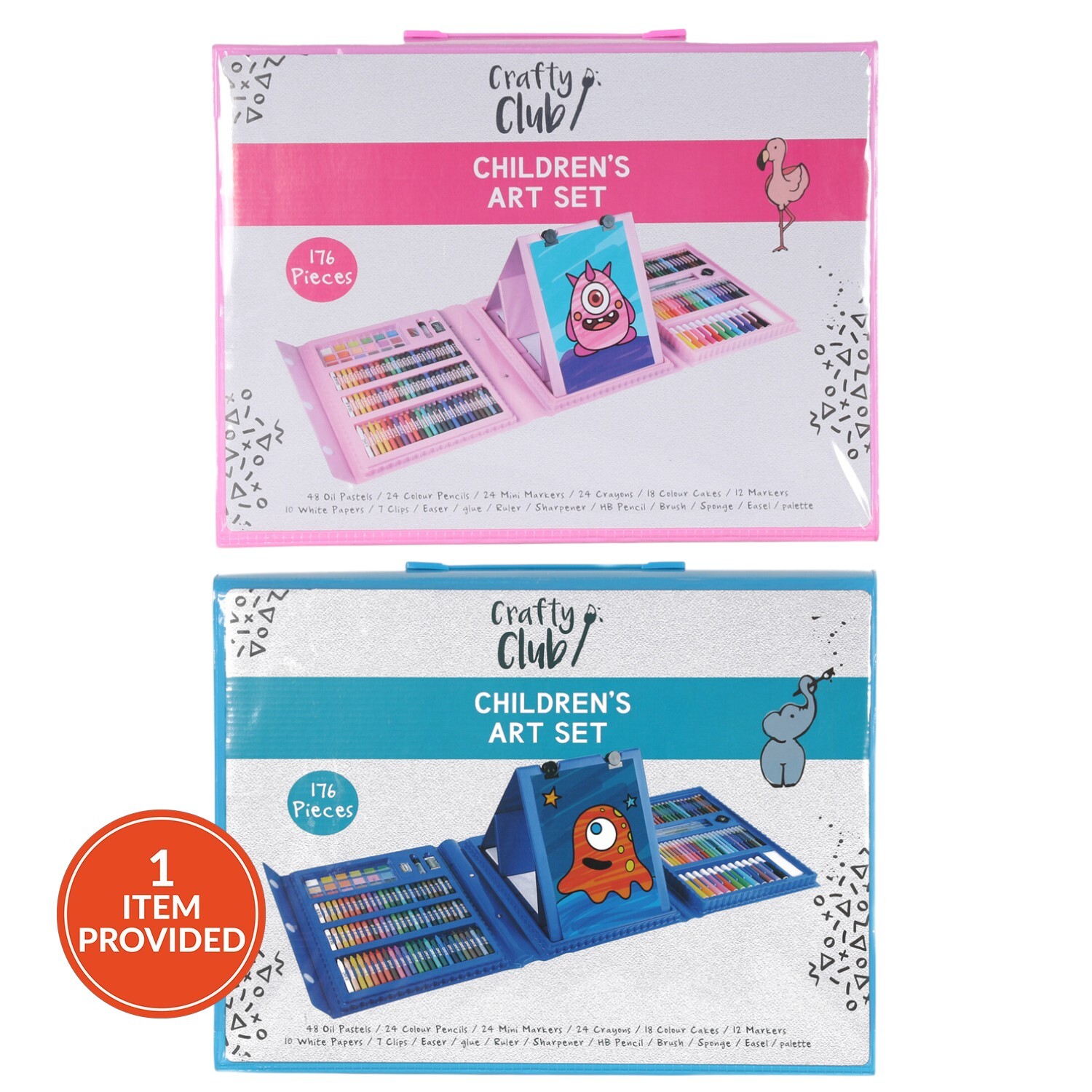 Children's 176 Piece Art Set