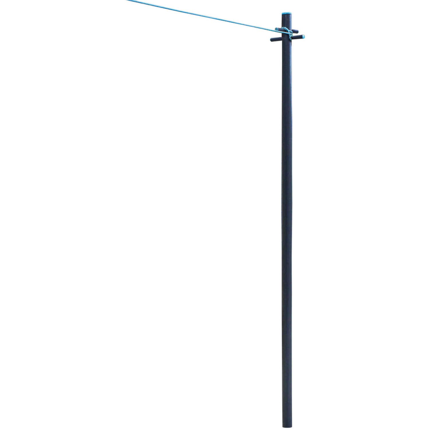 Clothes Pole Post with Washing Line and Ground Socket