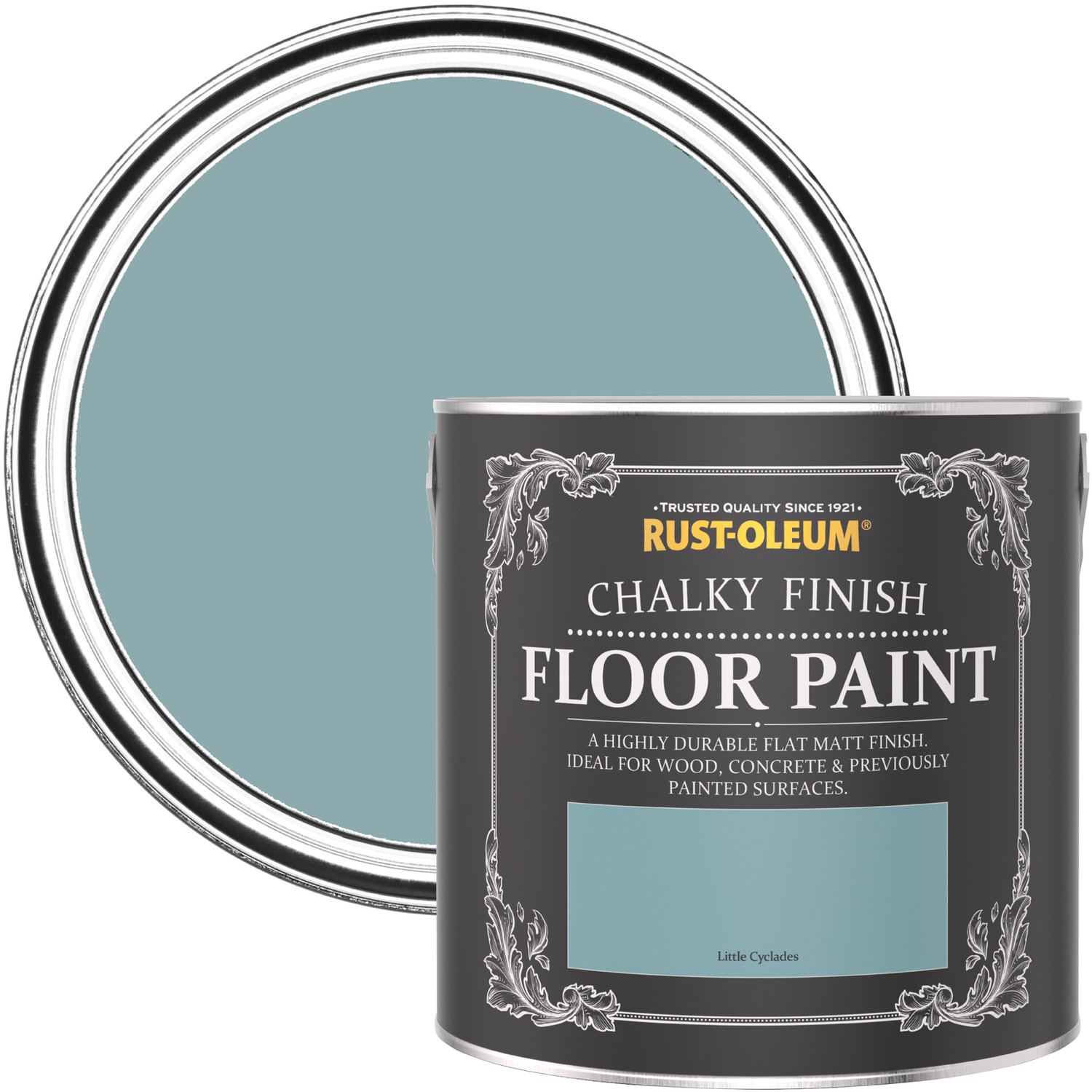 Chalky Floor Paint Little Cyclades - Blue