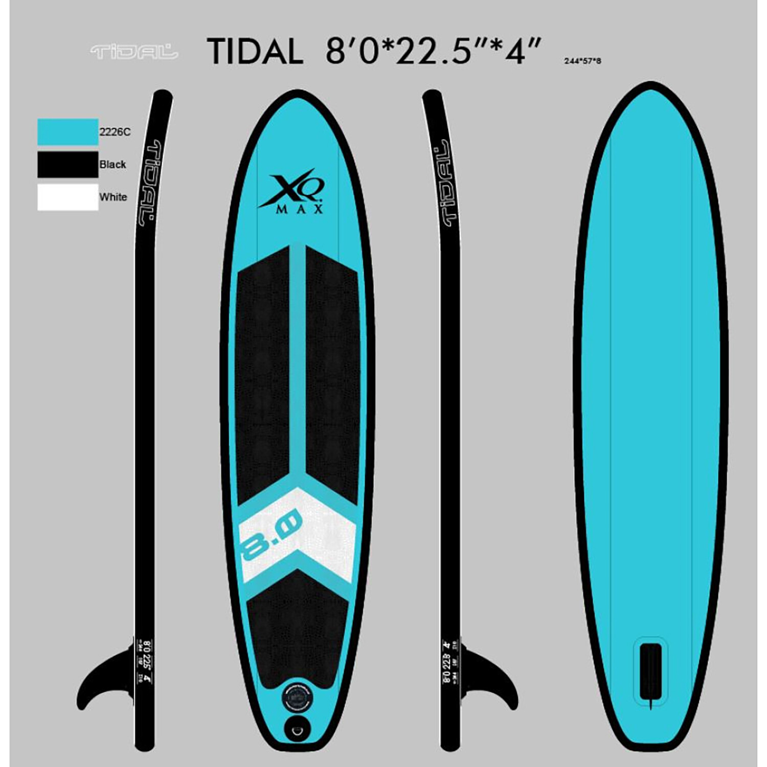 XQ Max Stand Up Paddleboard Surf 670 Blue