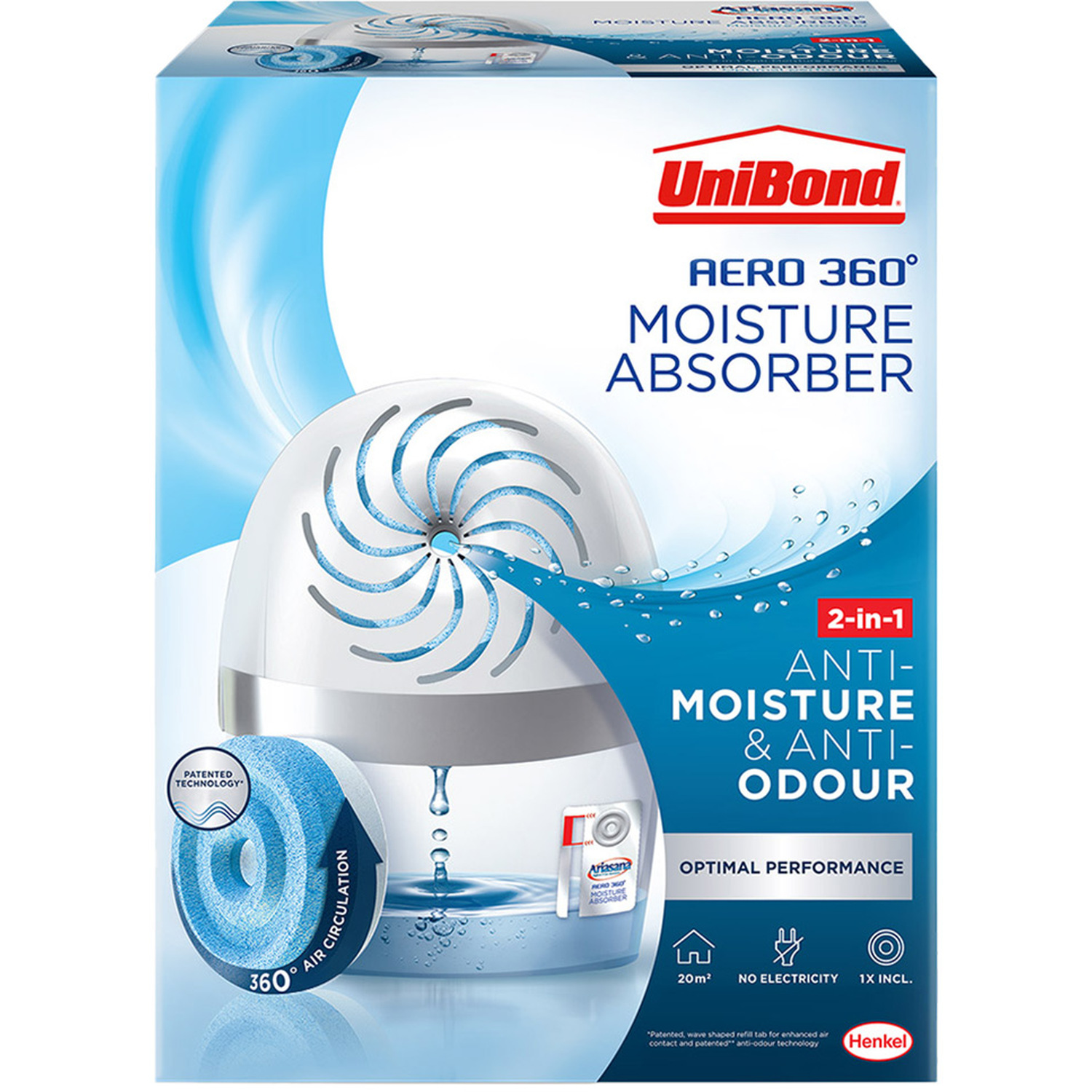 UniBond AERO 360 Moisture Absorber Dehumidifier