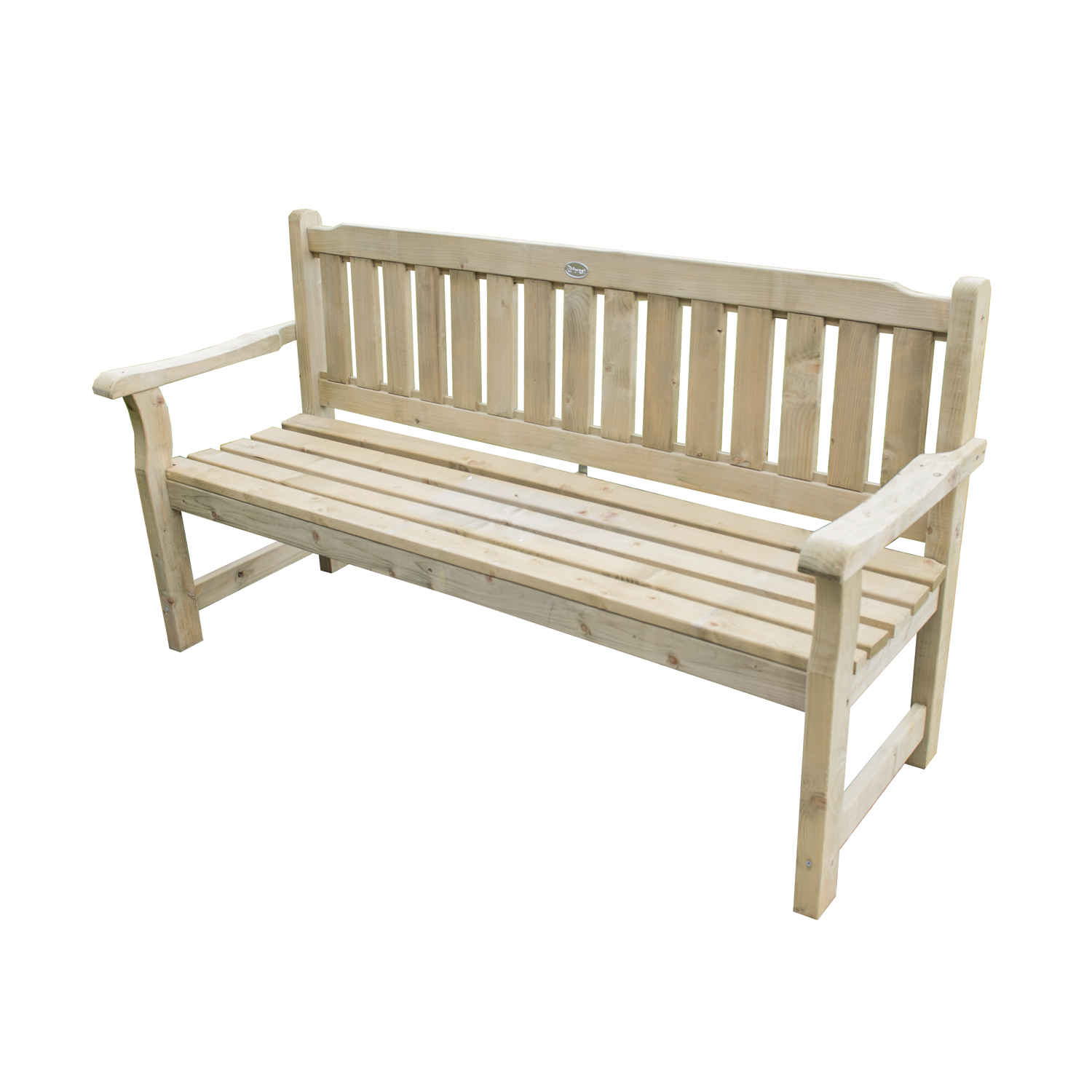 Forest Rosedene Timber Bench - Natural timber