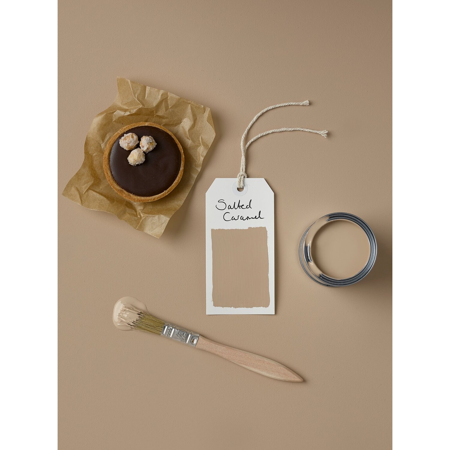 Chalky Floor Paint Salted Caramel - Brown
