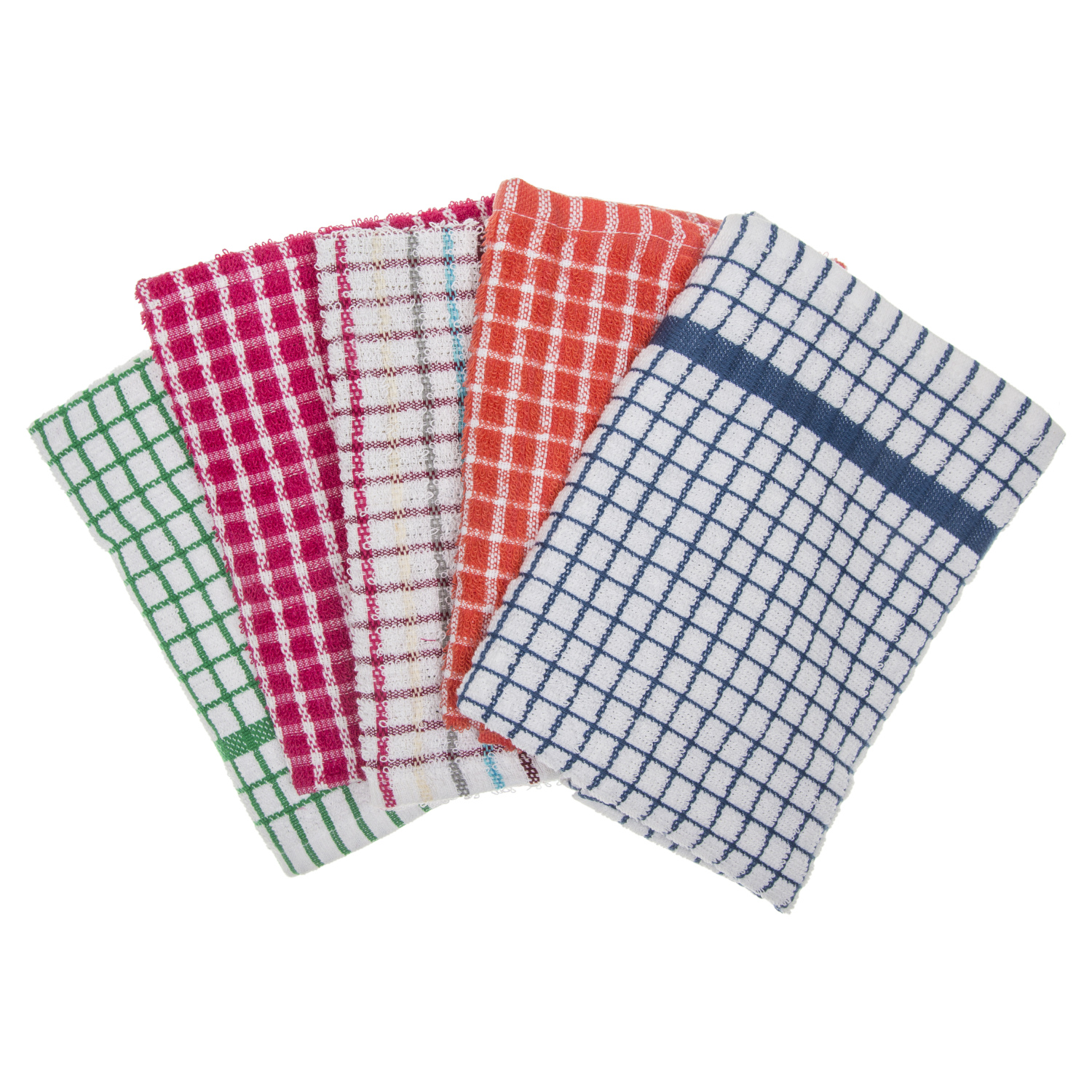 Pack of 5 My Home Tea Towels