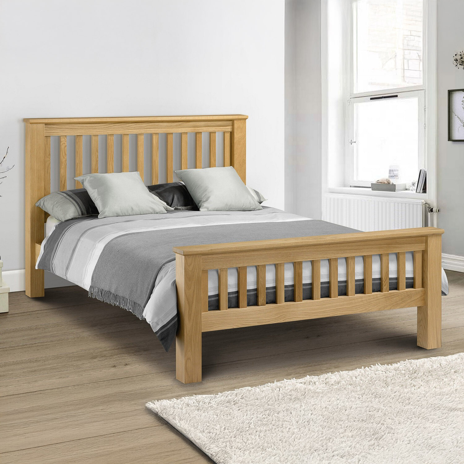 Amsterdam Oak Bed Frame
