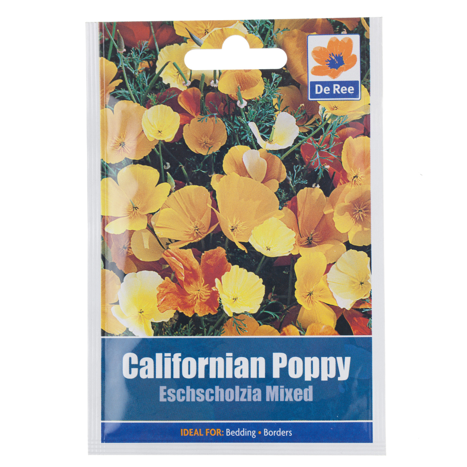 Callifornian Poppy Eschscholzia Mixed Seed Packet