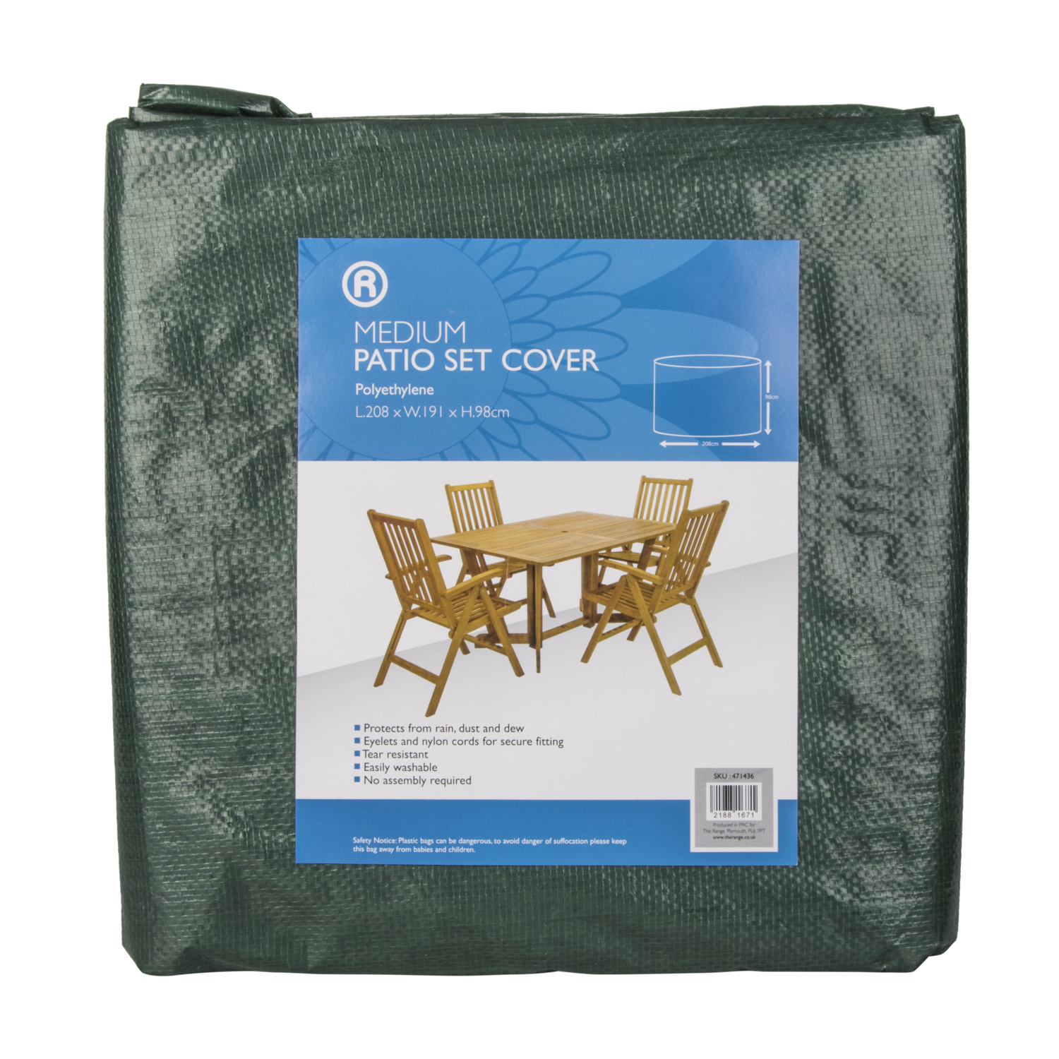Medium Oval Patio Set Cover