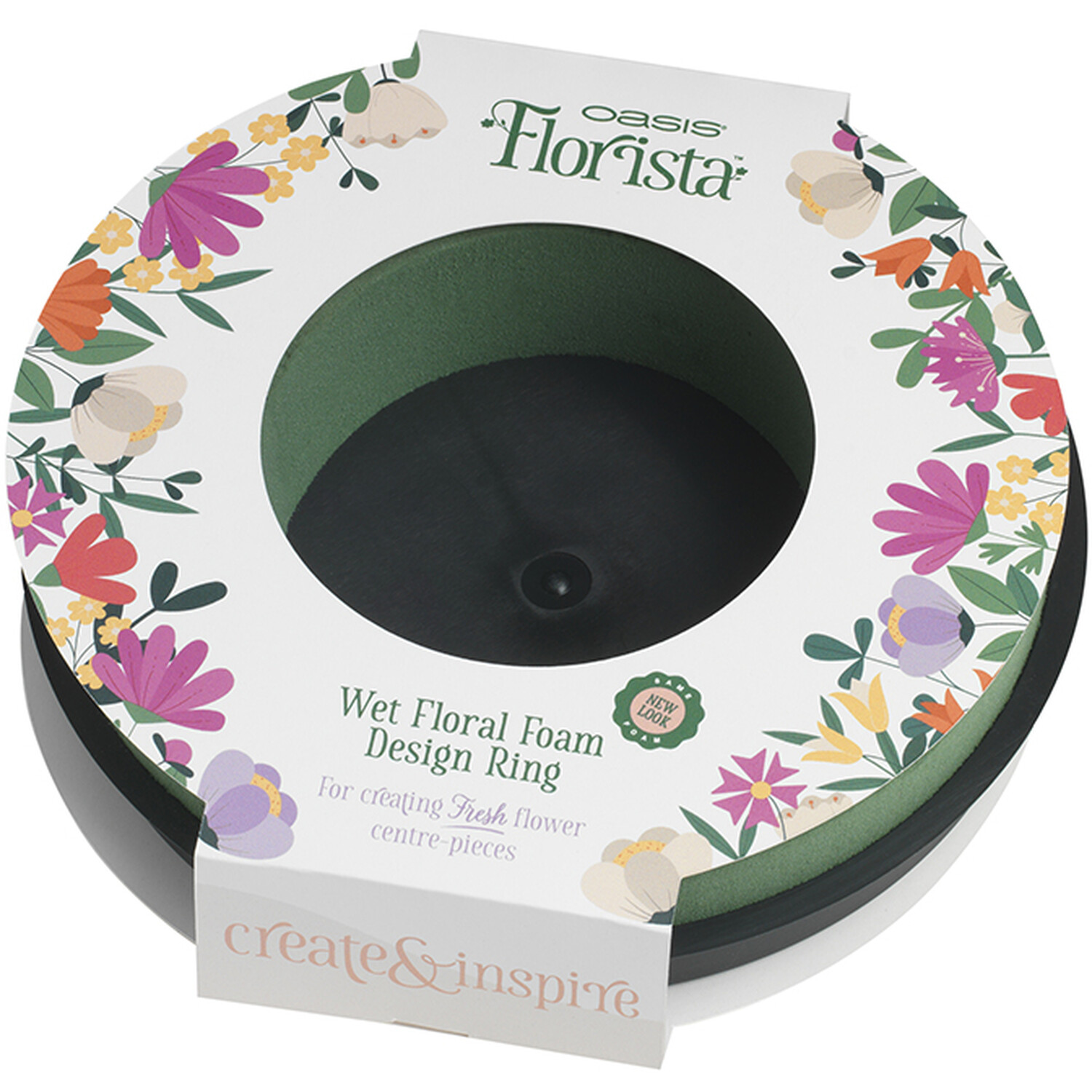 Oasis Floral Foam Ring Tray - Green
