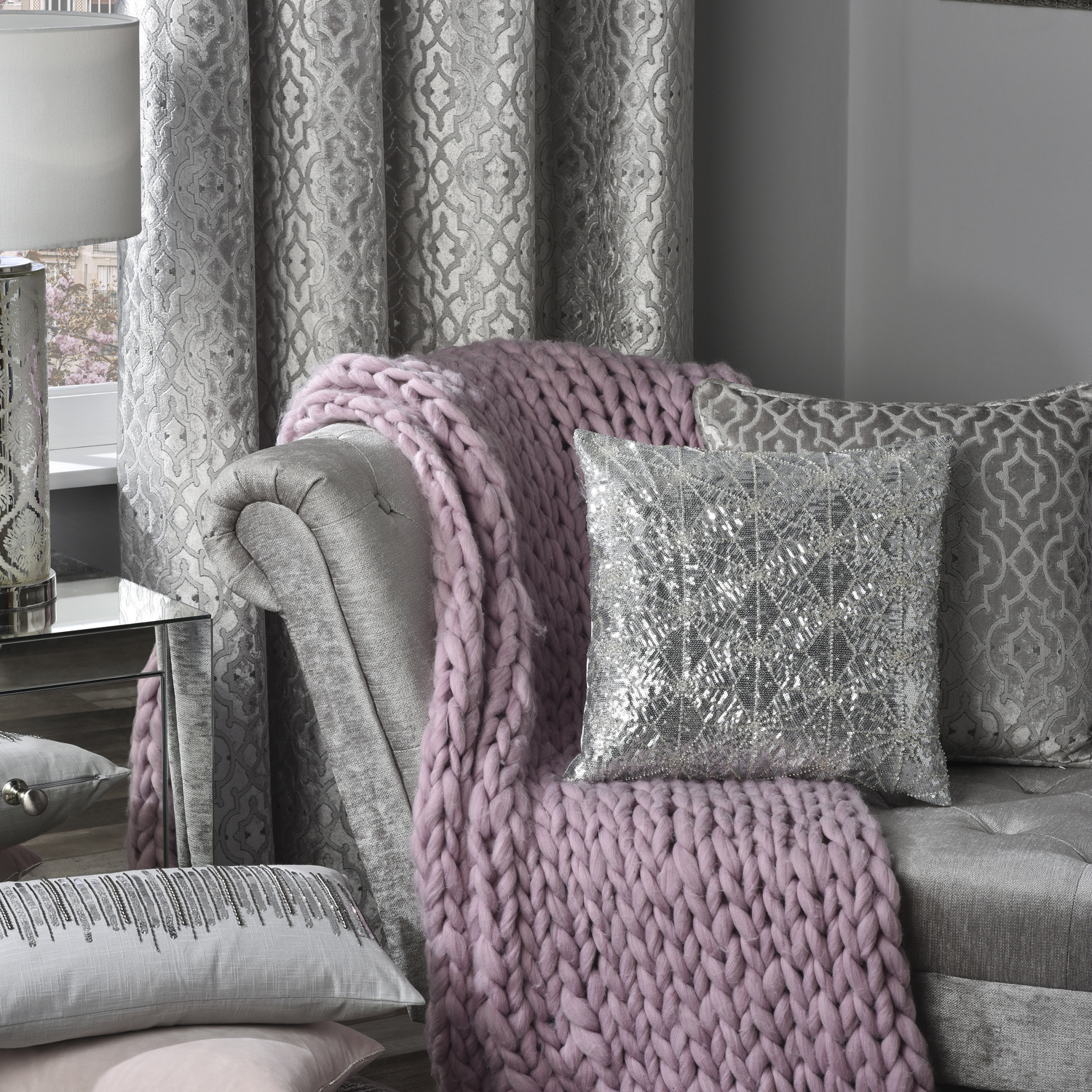 Halo Velvet Lined Curtain 3 Halo Velvet Lined Curtain