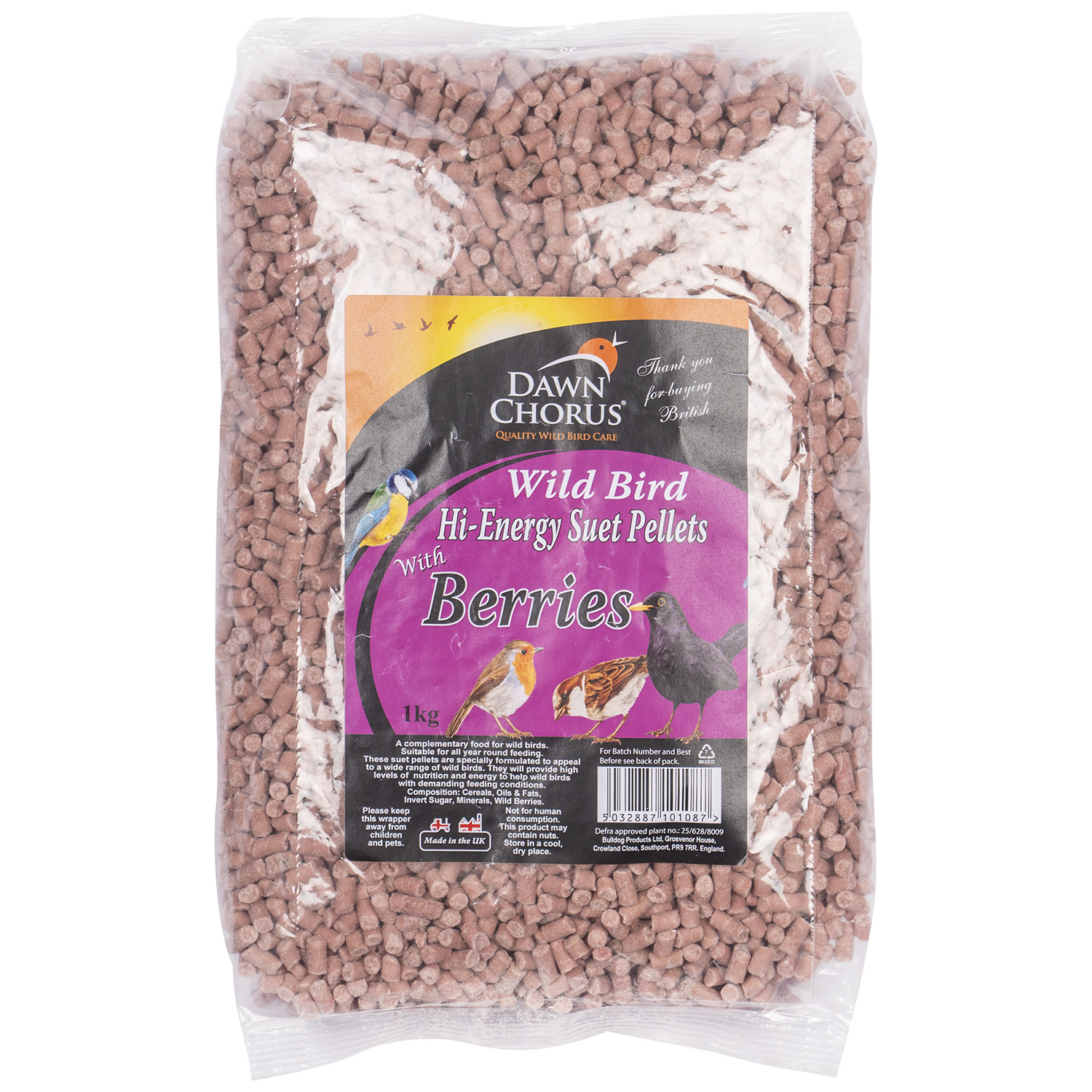 Suet Pellets Berry Bird Feed