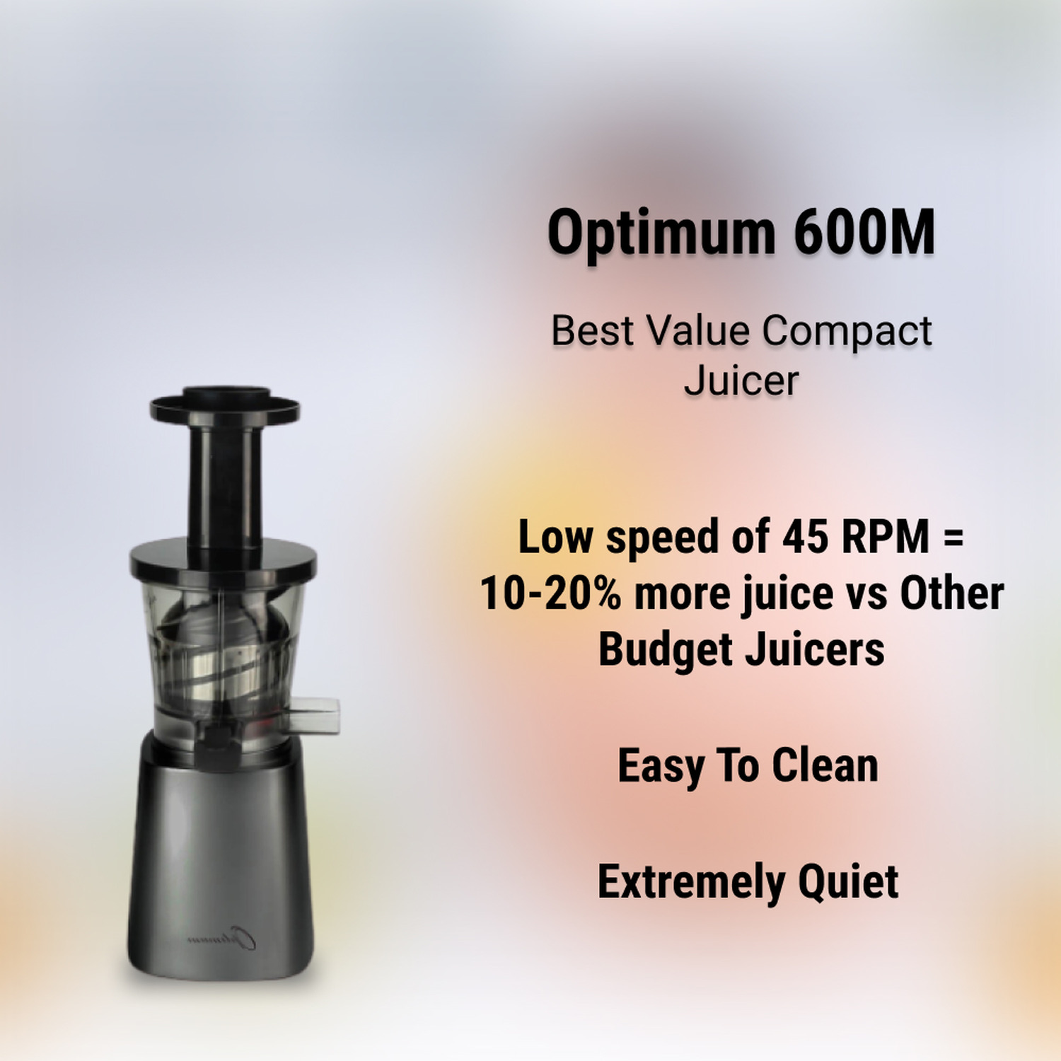 Optimum 600M Slow Juicer 5 Optimum 600M Slow Juicer