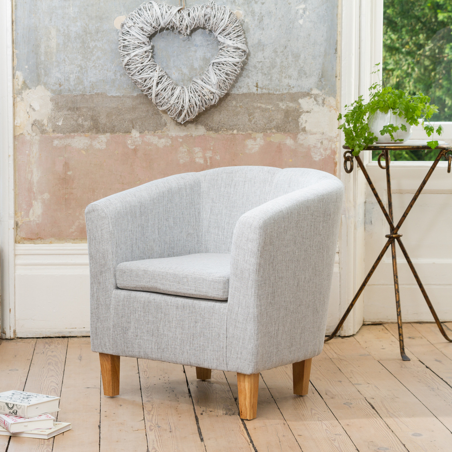 Alderwood 68cm Wide Fabric Tub Chair Armchair