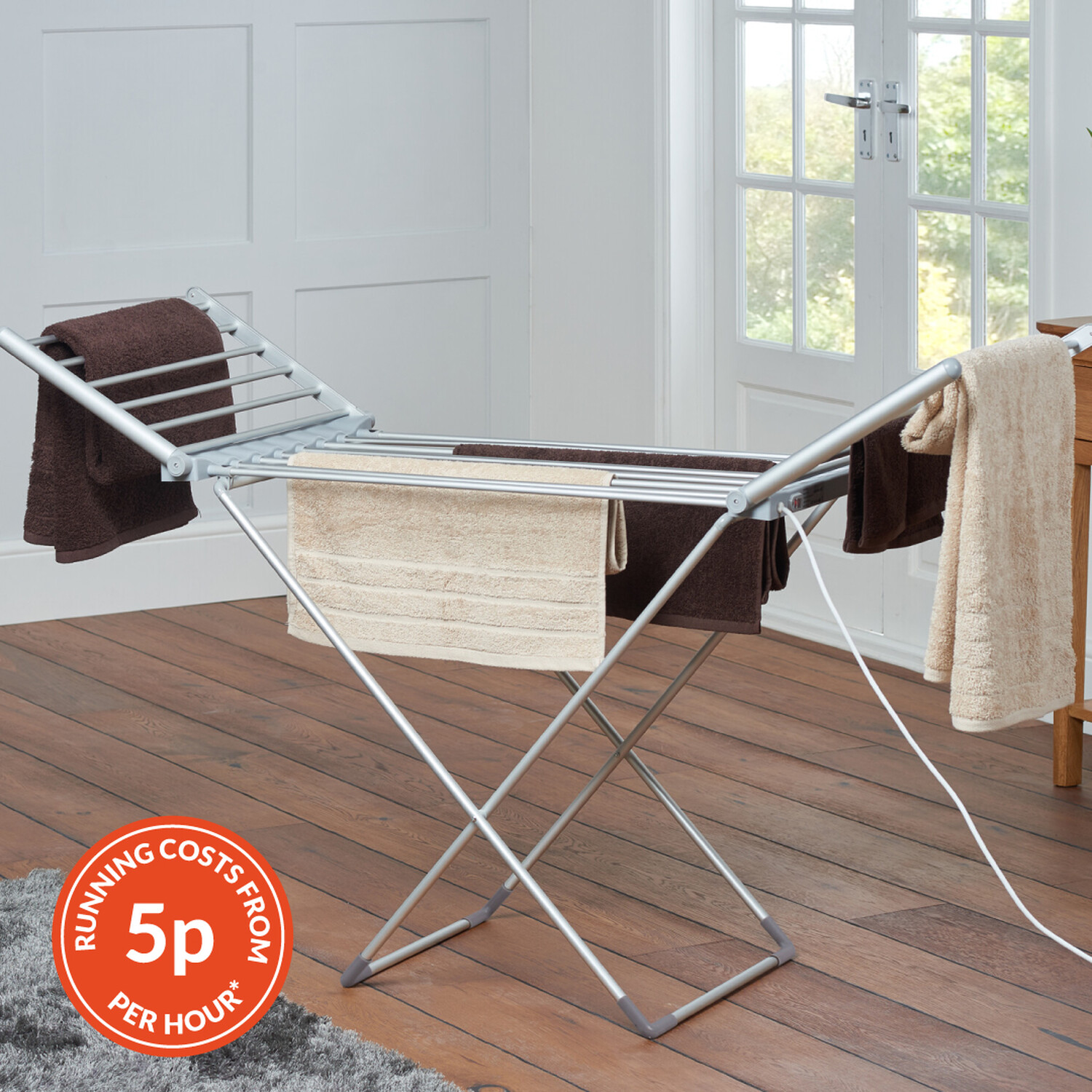 My Home Winged Heated Airer