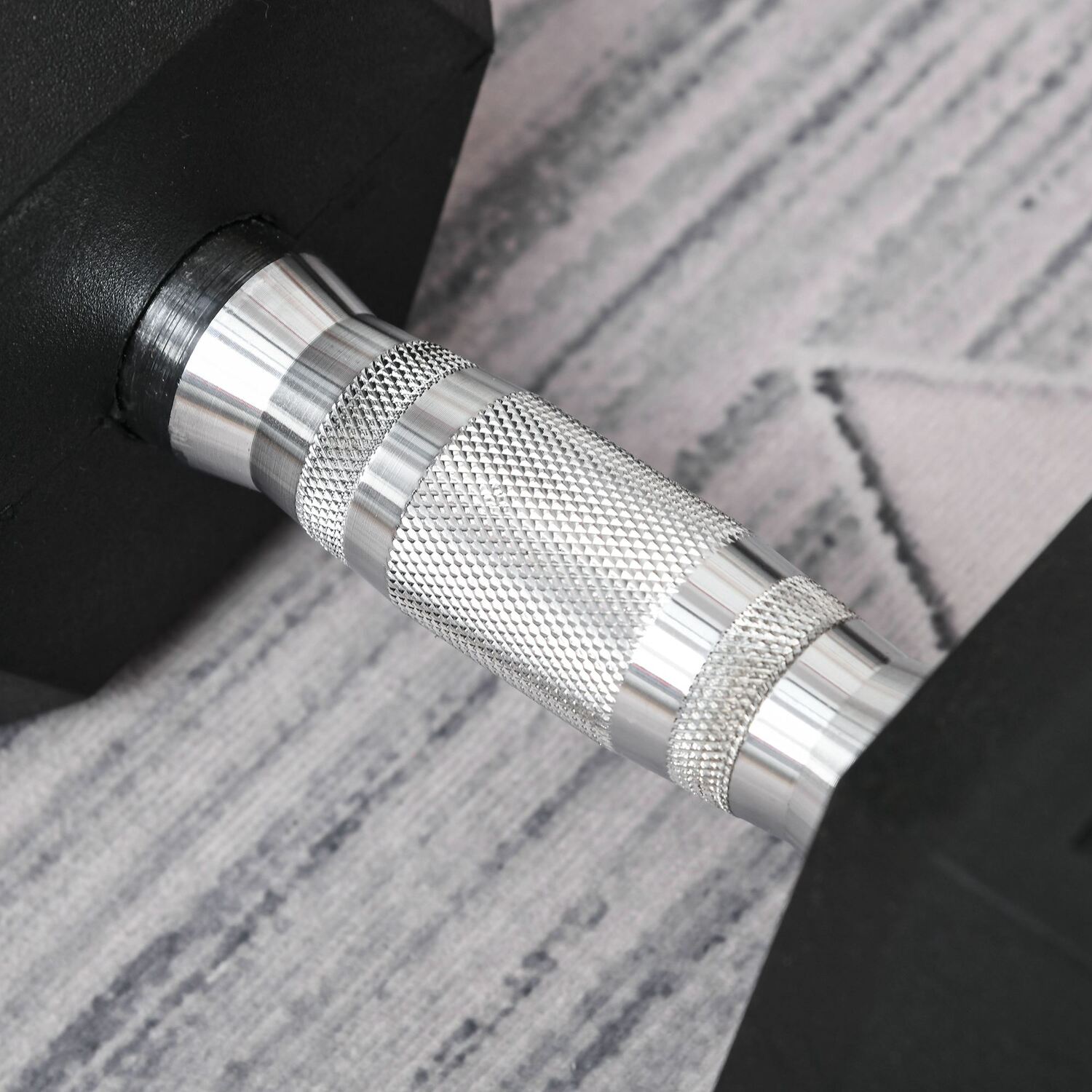 HOMCOM Single Rubber Hex Dumbbell 4 HOMCOM Single Rubber Hex Dumbbell