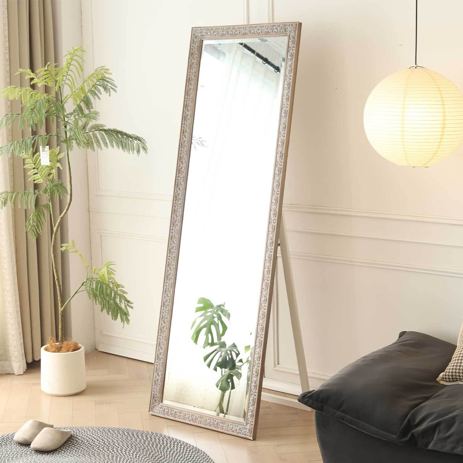 Elise Embossed Standing Mirror