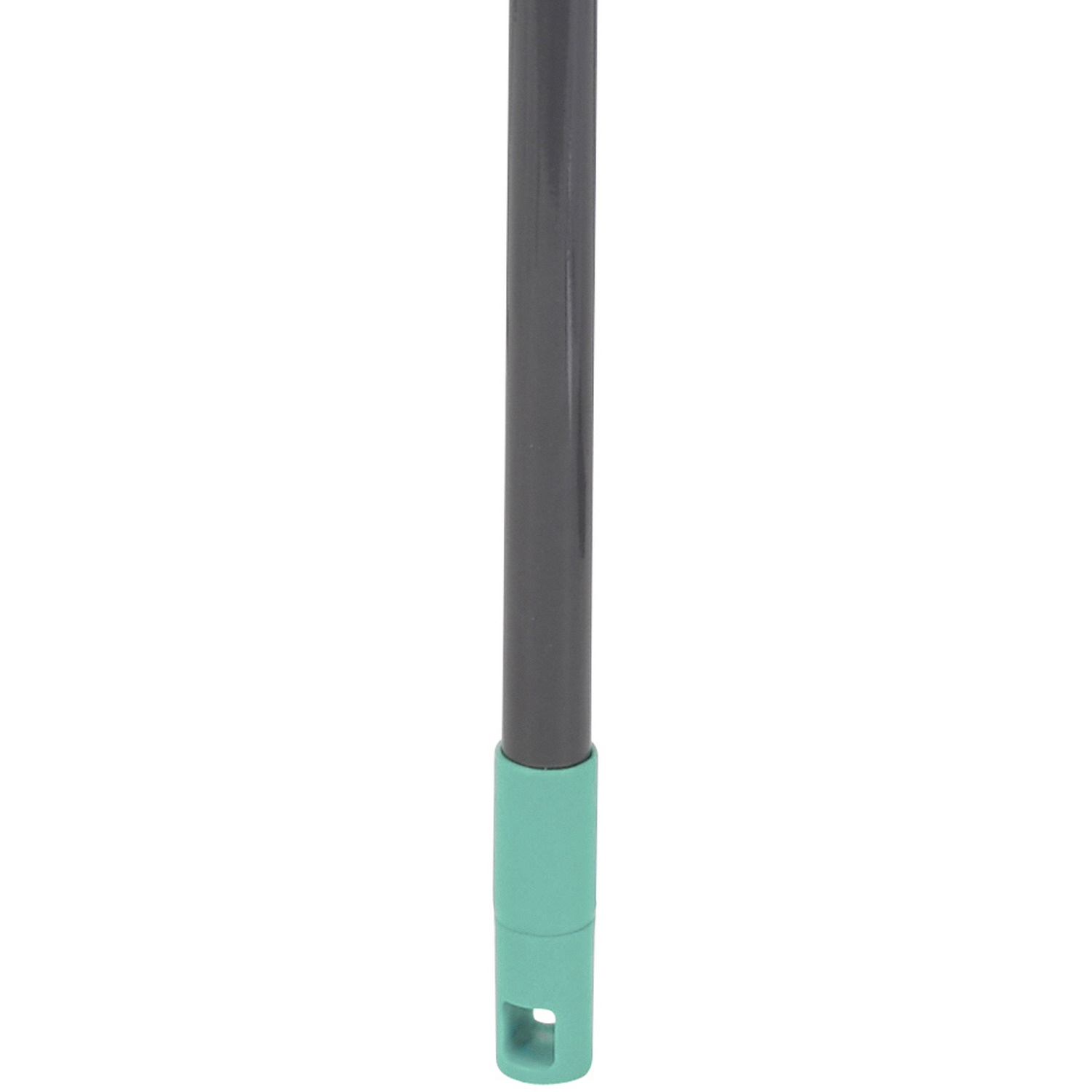Indoor Extendable Rubber Bristle Brush Broom with Squeegee, Turquoise and Grey - Turquoise 5 Indoor Extendable Rubber Bristle Brush Broom with Squeegee, Turquoise and Grey - Turquoise