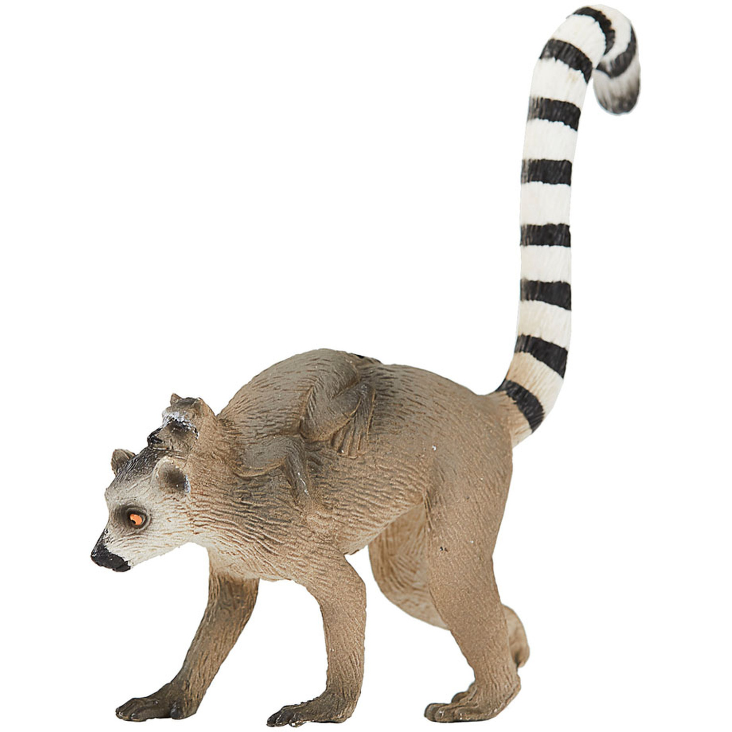 ANIMAL PLANET Wildlife and Woodland Lemur with Baby Toy Figure