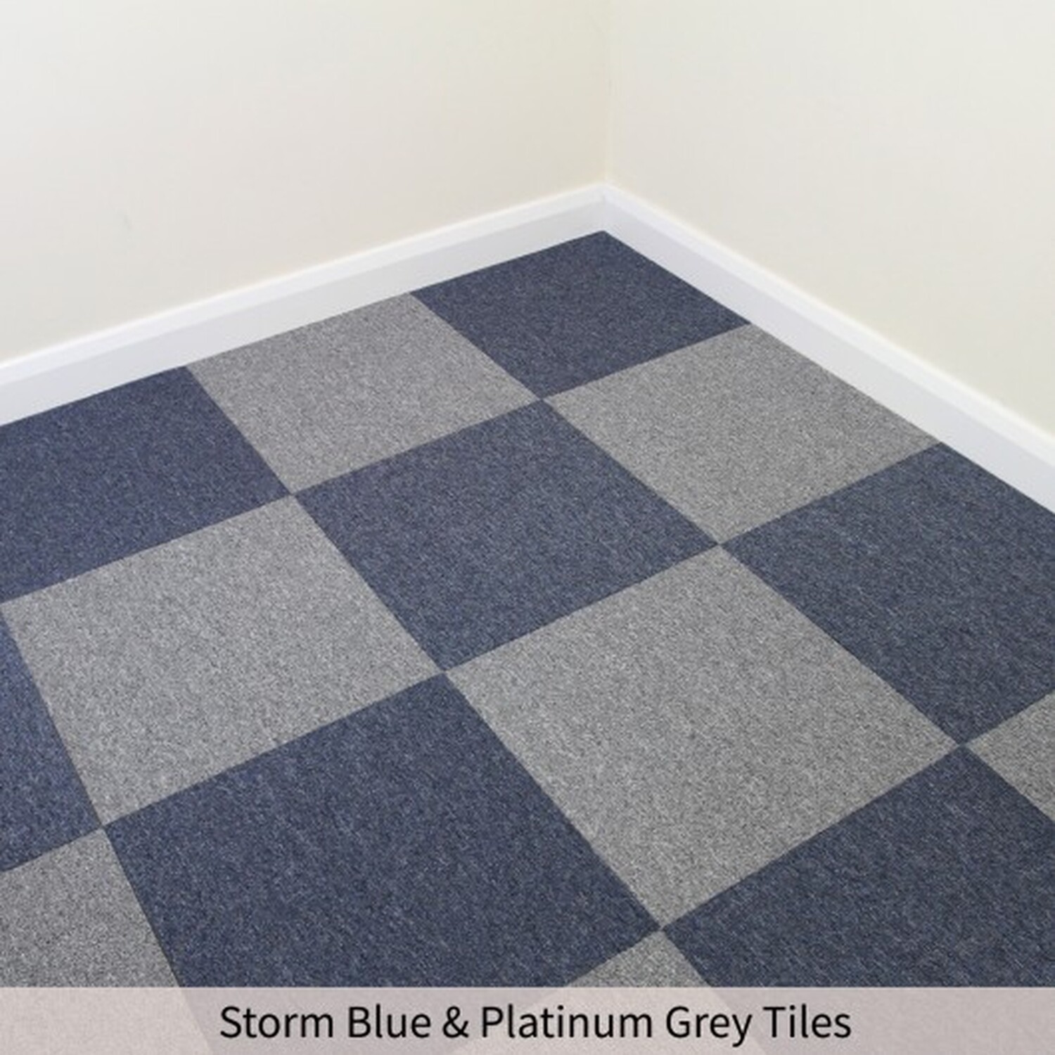 20 x Carpet Tiles 5m2 Storm Blue - Blue 3 20 x Carpet Tiles 5m2 Storm Blue - Blue