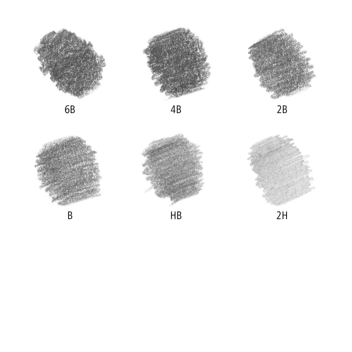 Pack of 6 Staedtler Tradition Sketching Pencils