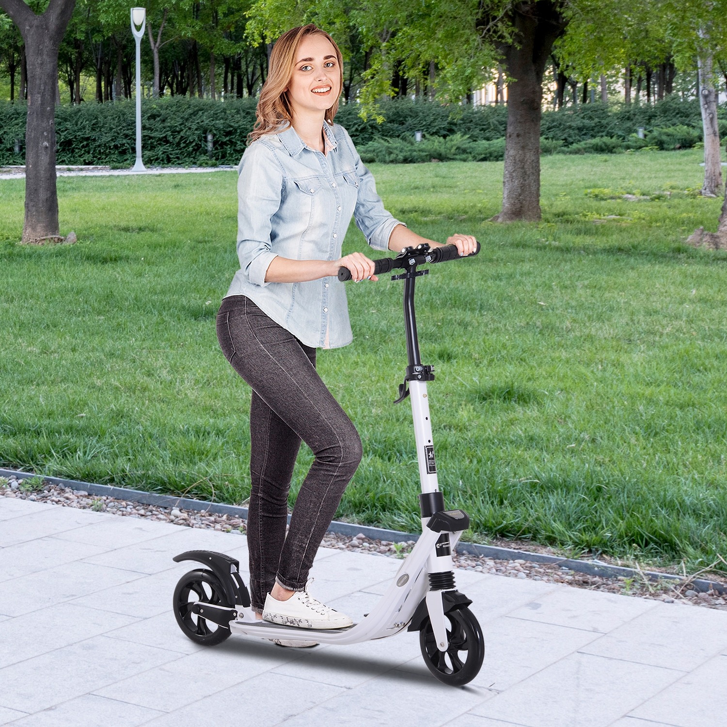 HOMCOM Folding Kick Scooter