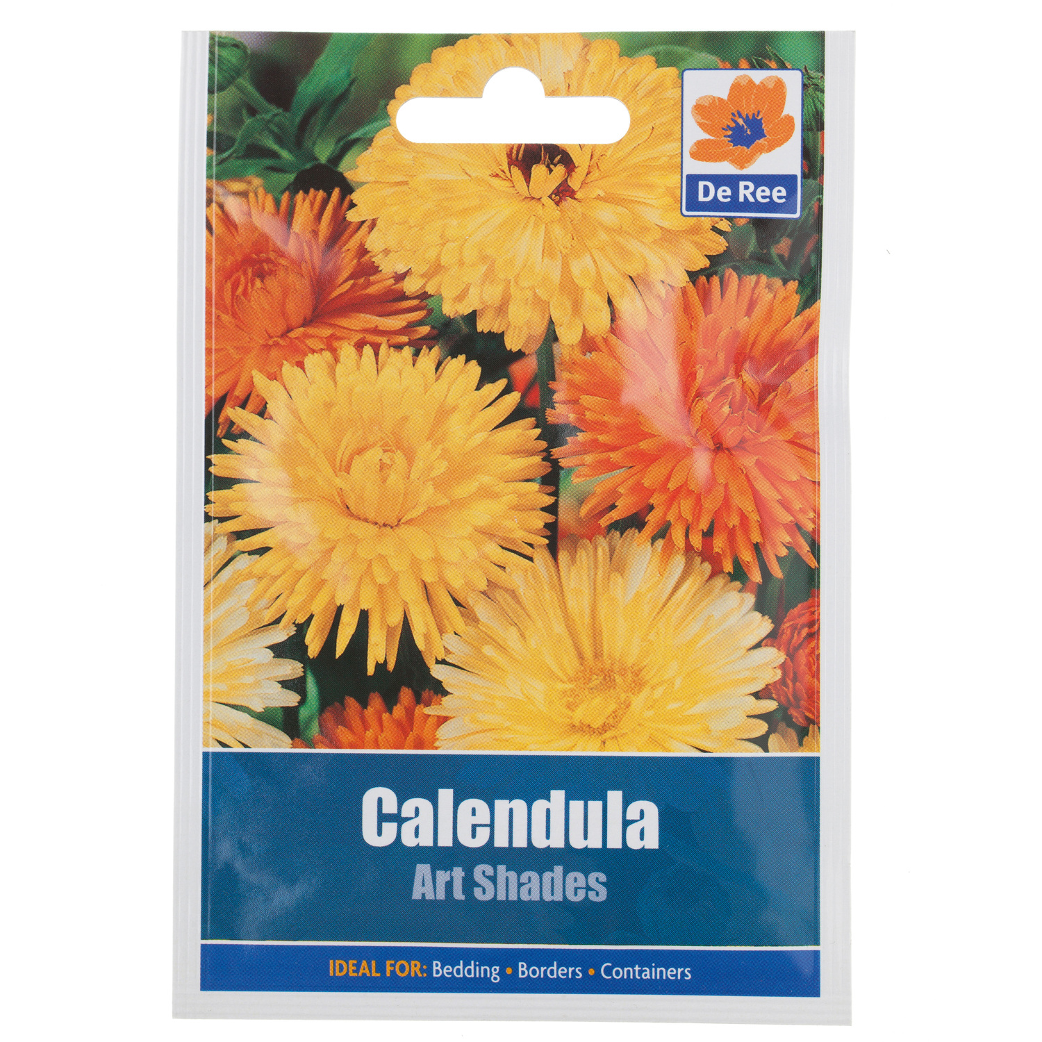 Calendula Art Shades Seed Packet