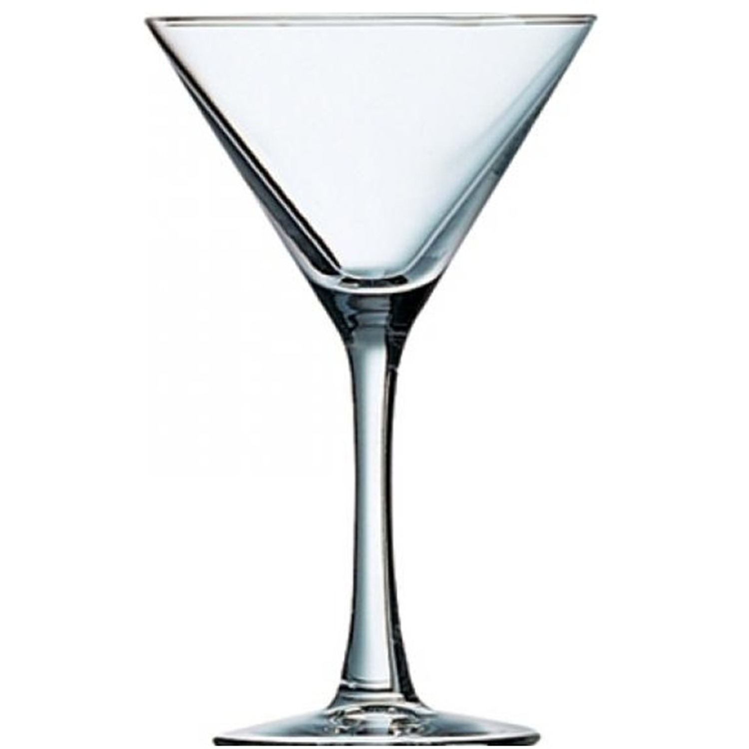 Set Of 2 Luminarc Seattle Martini Glass Clear Cocktail Drinking Glass - Neutral