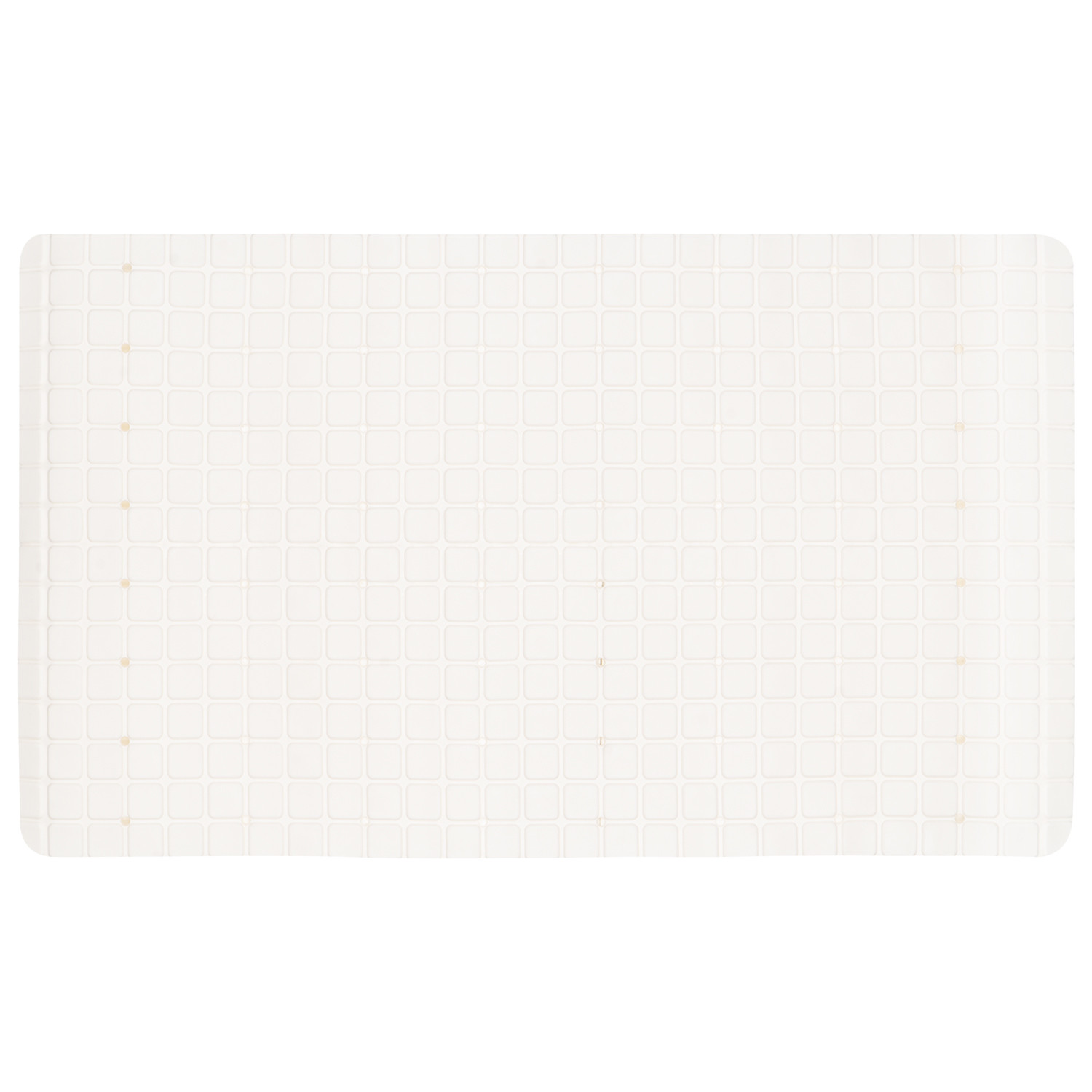 White Cube PVC Bath Mat