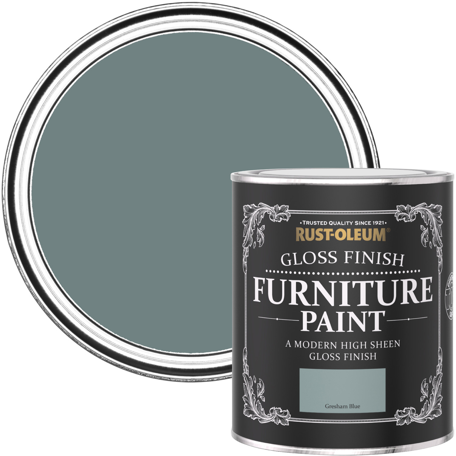 Rust-Oleum Gloss Furniture Paint Gresham Blue - Blue