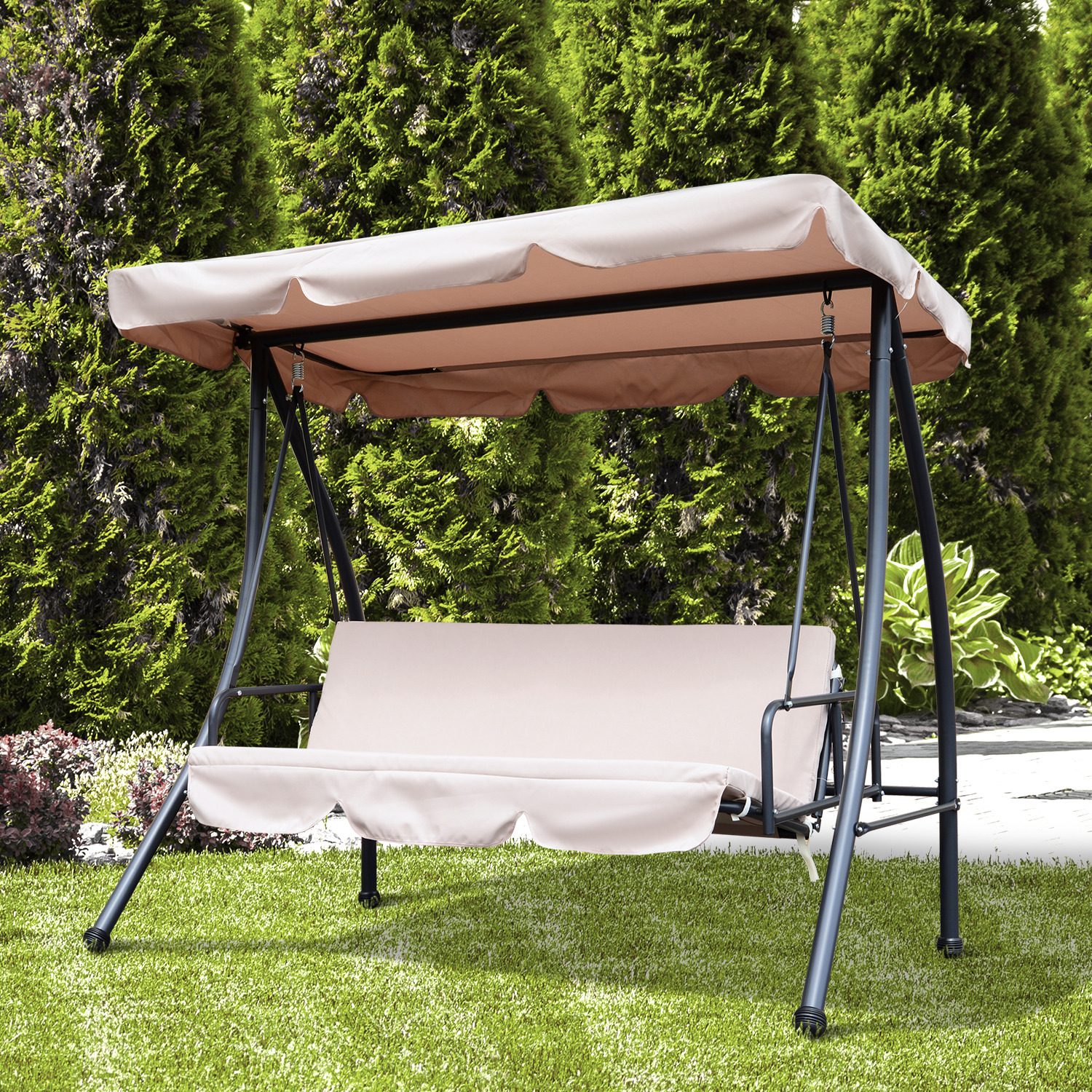 Outsunny 3 Seater Garden Hammock Bed