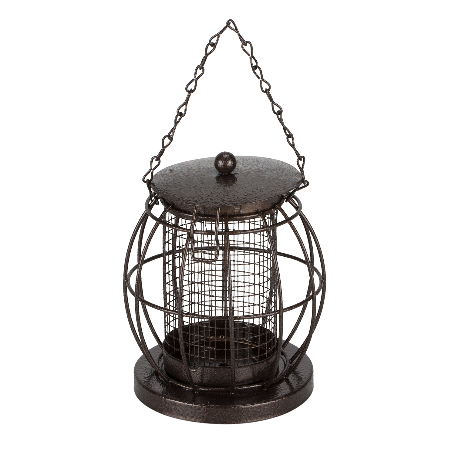 Lantern Shaped Nut Bird Feeder - Grey
